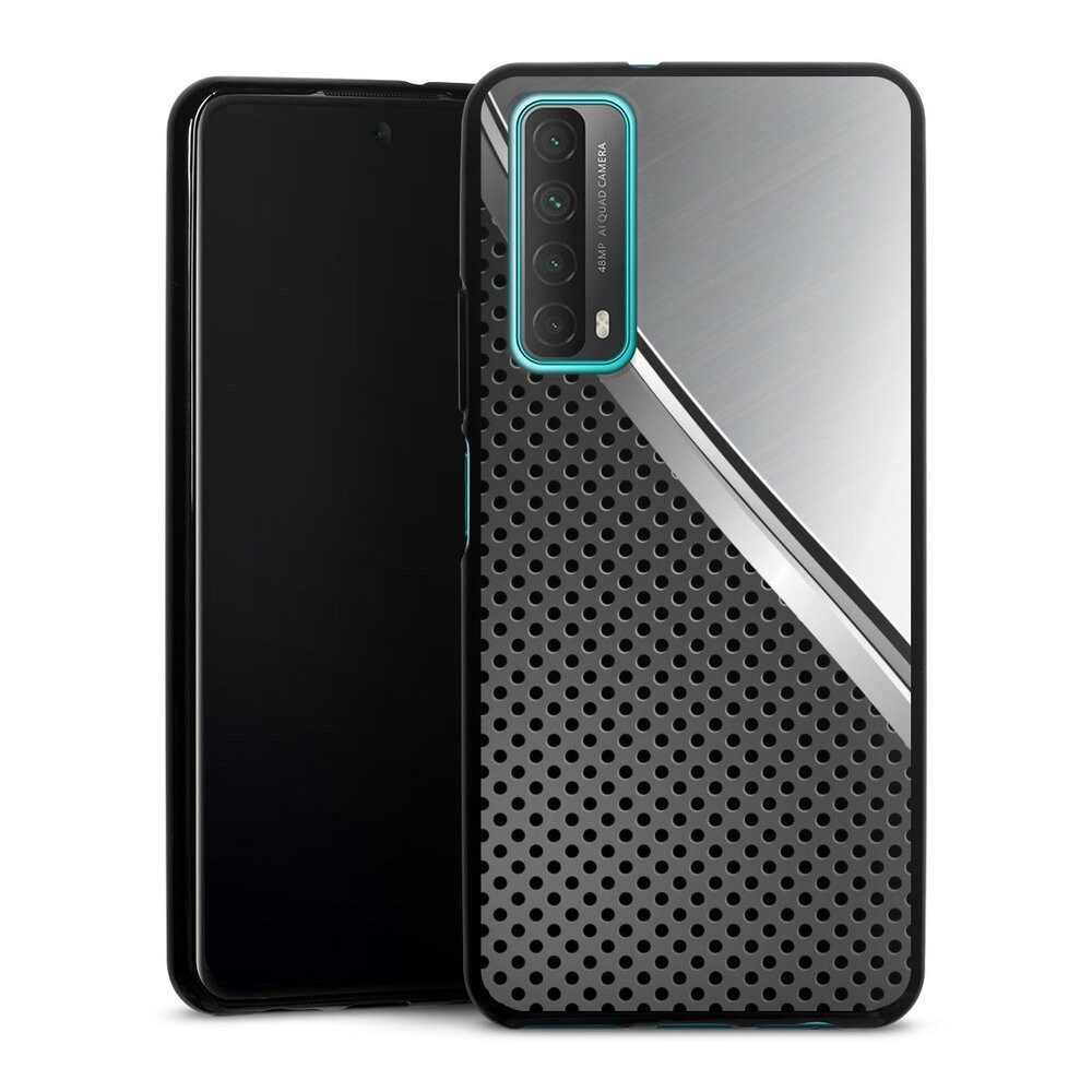 Handyhülle Carbon Stahl Metall Duo Metal Surface