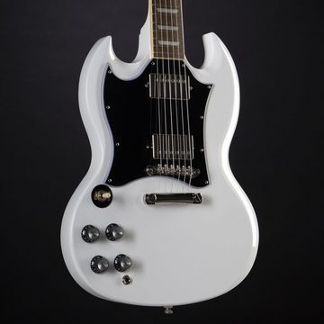Epiphone E-Gitarre, SG Standard Lefthand Alpine White - E-Gitarre für Linkshänder