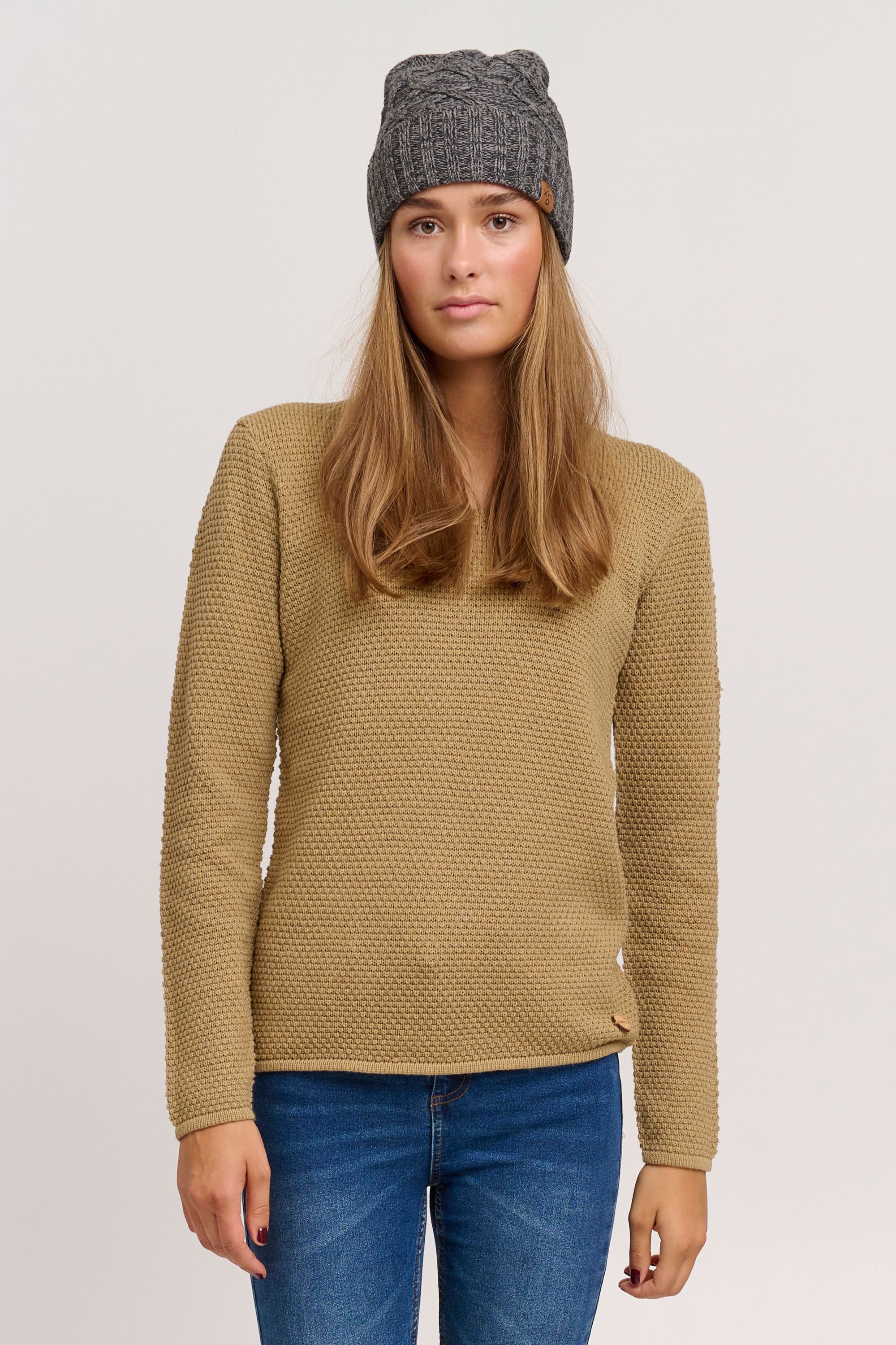 OXMO Strickmütze OXPom Pudelmütze aus 100% Baumwolle günstig online kaufen