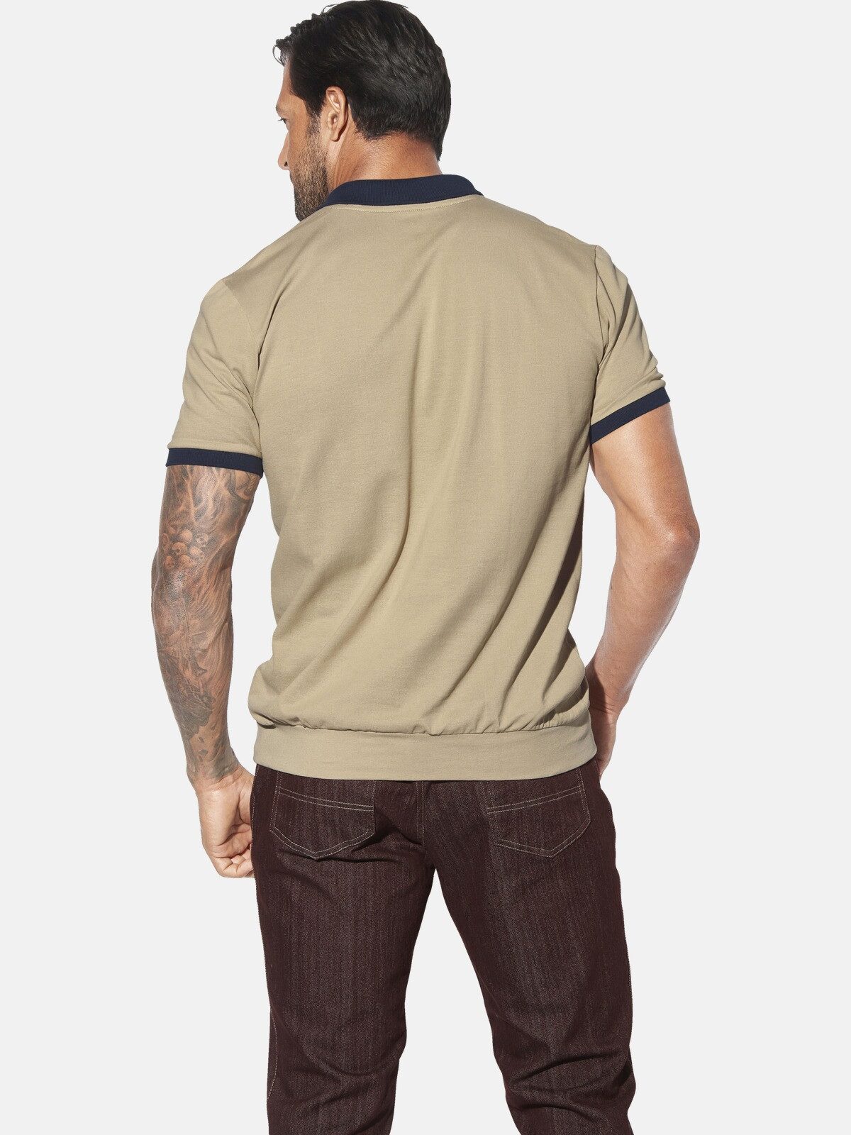 Jan Vanderstorm Poloshirt ERLING, Print mit günstig online kaufen