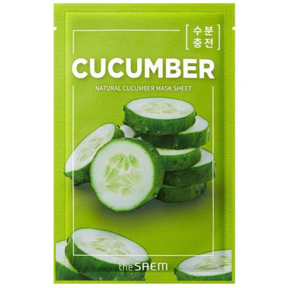 The Saem Gesichtsmaske the SAEM, Natural Cucumber Mask Sheet - 21 ml