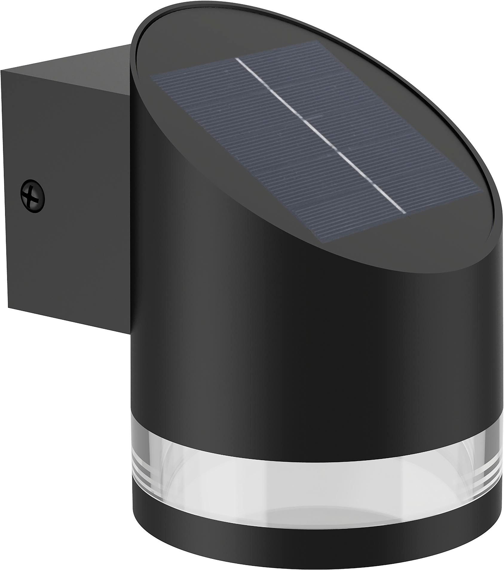 Philips LED Solarleuchte Outdoor Fyve 1.5W, 2700 Kelvin, schwarz, Abschaltautomatik, Dimmfunktion, Leuchtdauer einstellbar, Memoryfunktion, Nachtlichtfunktion, Tageslichtsensor, Timerfunktion, mehrere Helligkeitsstufen, LED fest integriert, Warmweiß