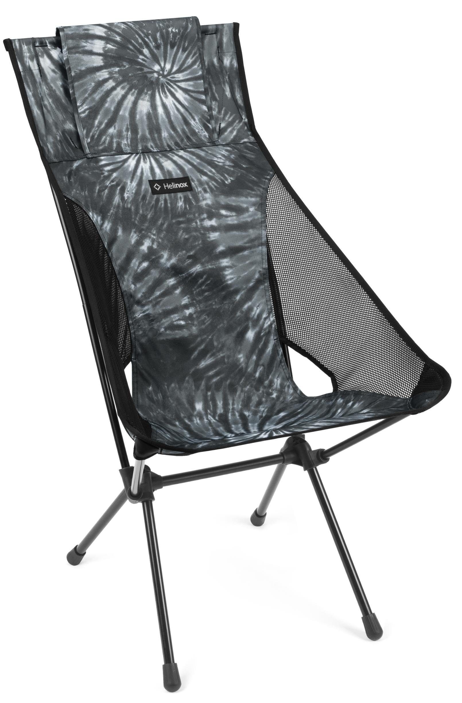 Helinox Campingstuhl Helinox Sunset Chair (Gewicht 1,475kg / max. Traglast 145kg) Black Tie Dye