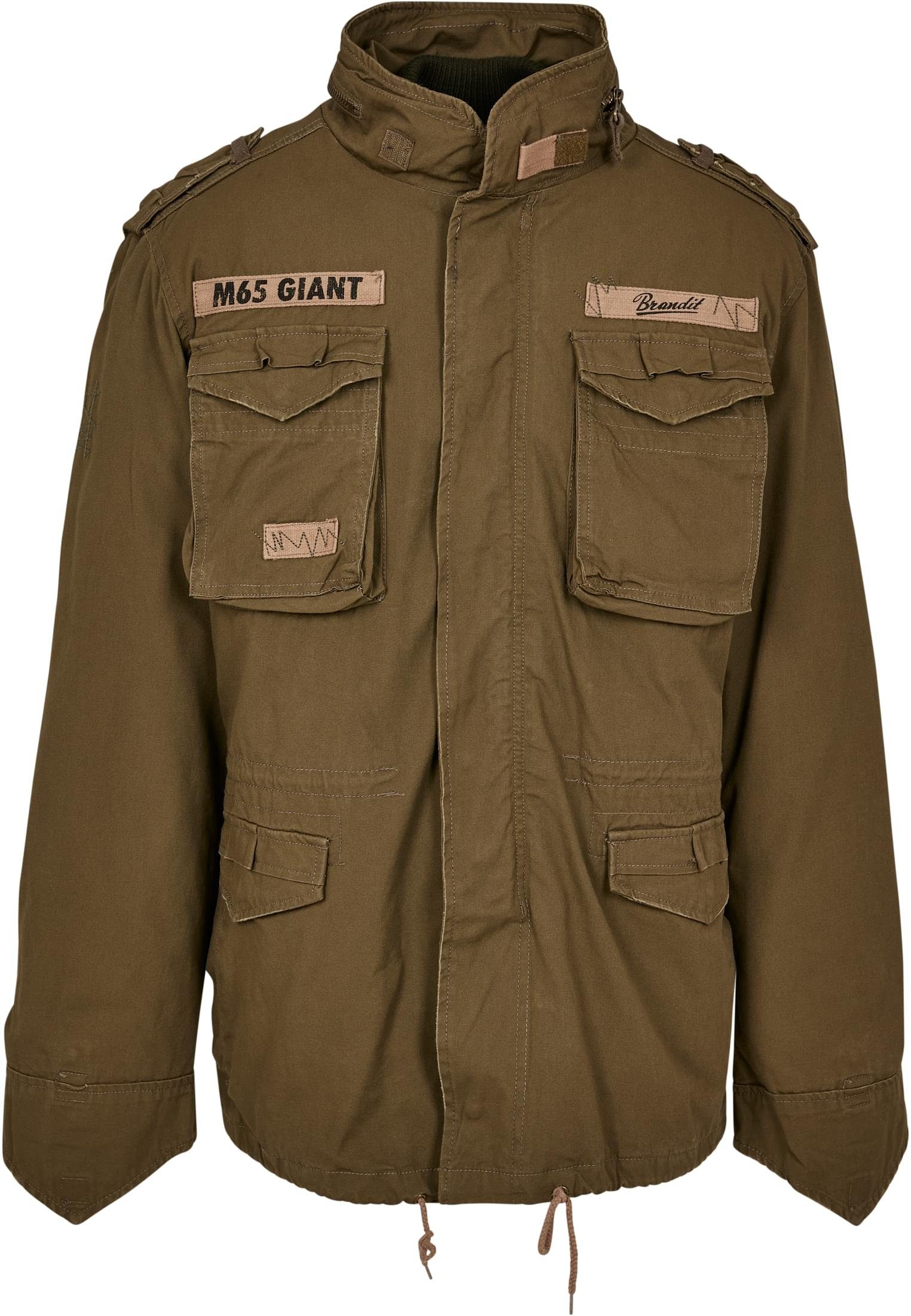 Herren Wintermantel Giant Brandit Jacket olive M-65