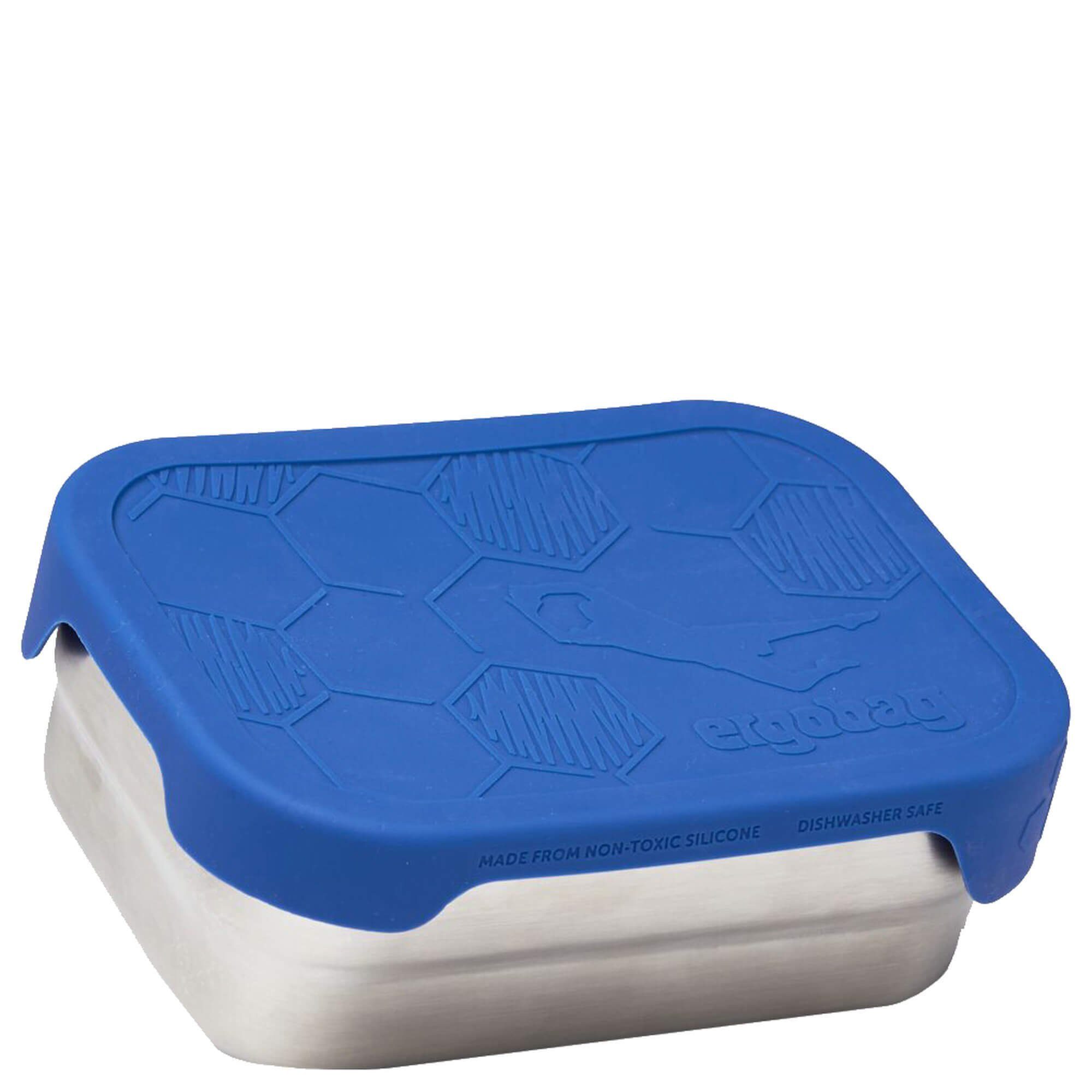 ergobag Lunchbox Zubehör - Brotzeitbox Edelstahl 2tlg. 16 cm, Edelstahl, (1-tlg) Torwart | Lunchboxen