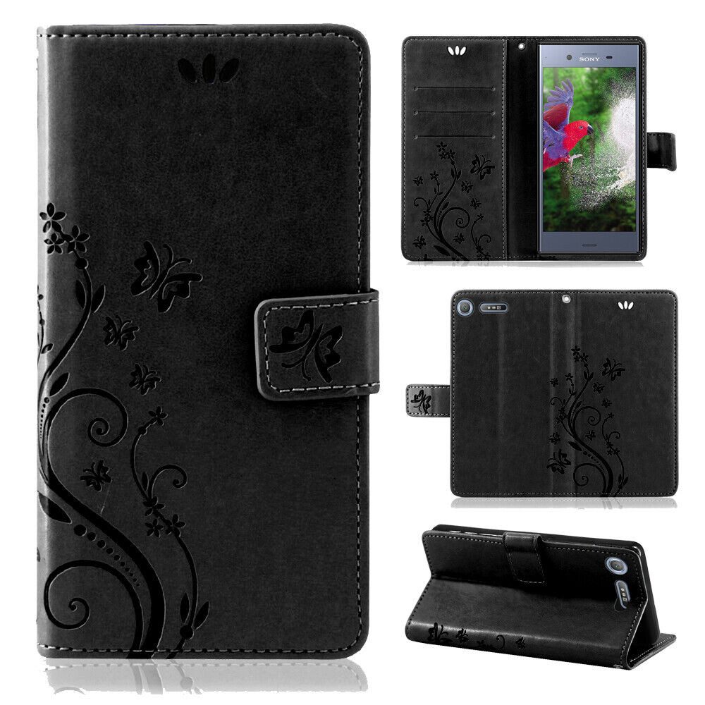 betterfon Handyhülle Handytasche für Sony Schutzhülle Klapphülle, Bookstyle-Hülle: Magnetverschluss 3 Kartenfächer & Standfunktion
