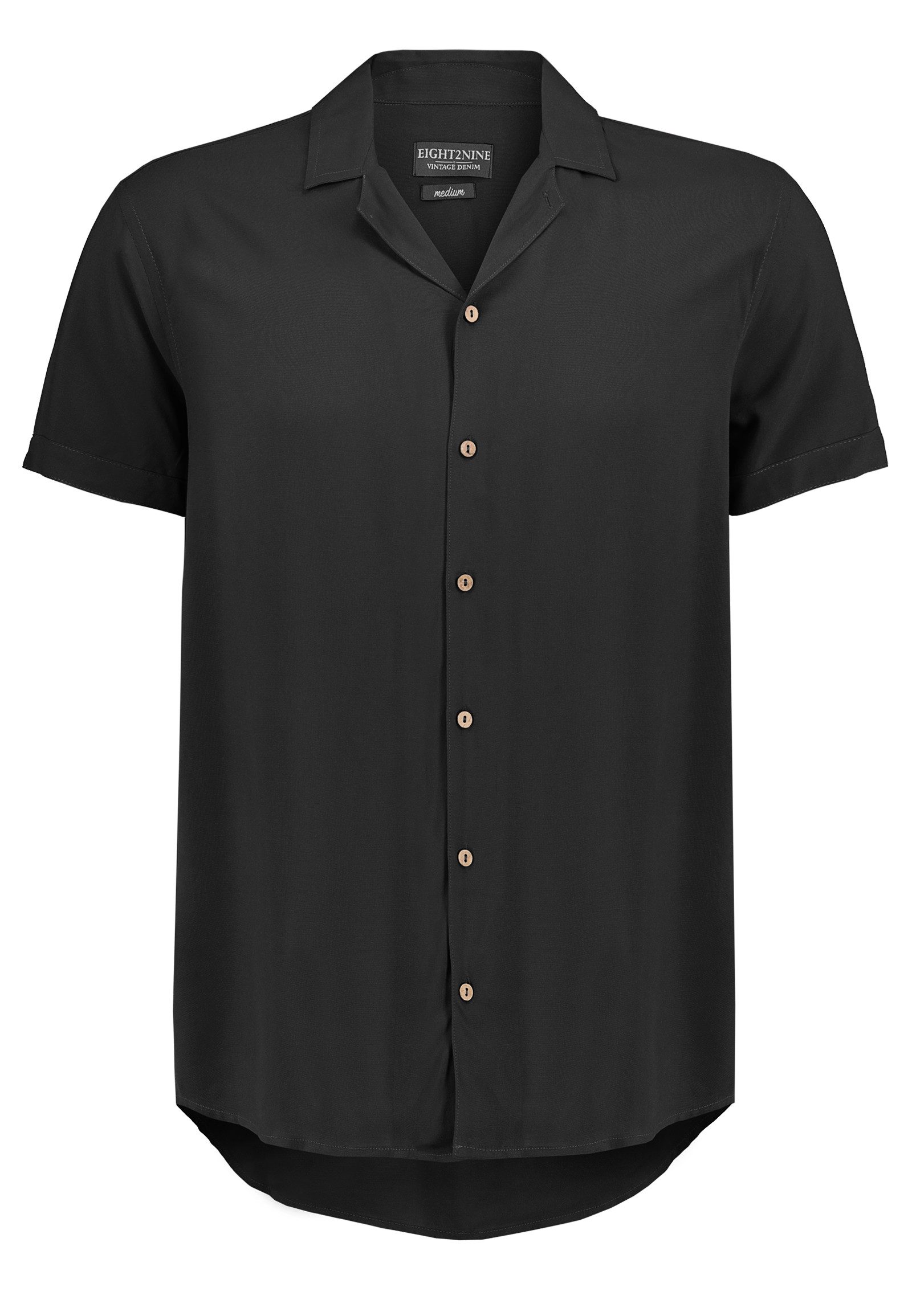 Eight2Nine Kurzarmhemd Moderner Schnitt mit kurzen Ärmeln und Knöpfen Short günstig online kaufen