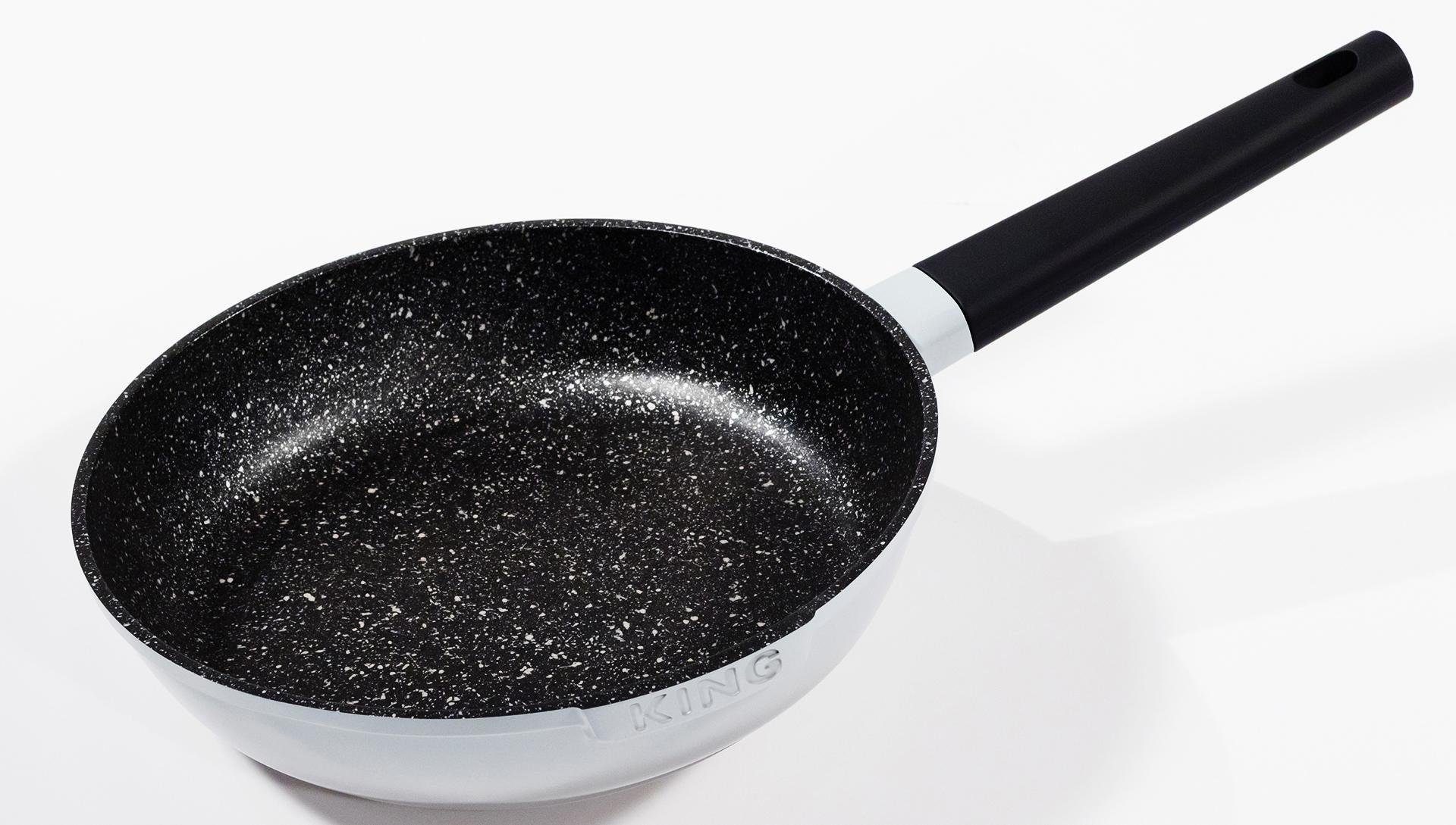 KING Bratpfanne Shine Grey, Aluminiumguss (1-tlg), Induktion