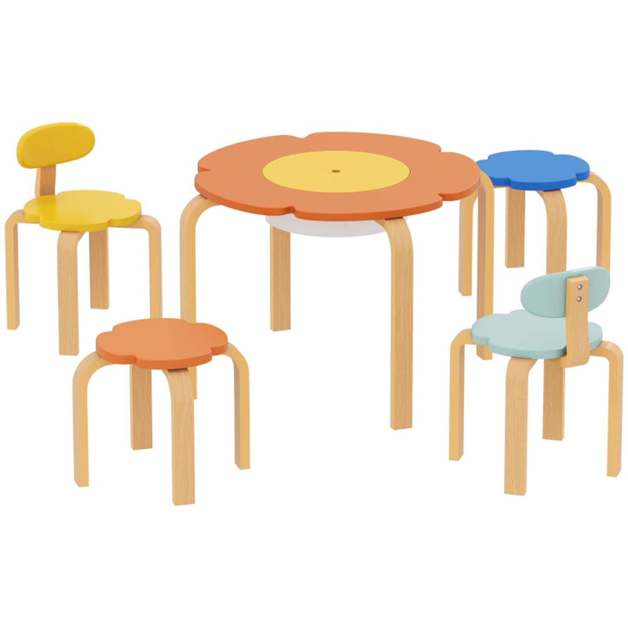 MC Star Kindertisch 5-teiliges Kindertisch