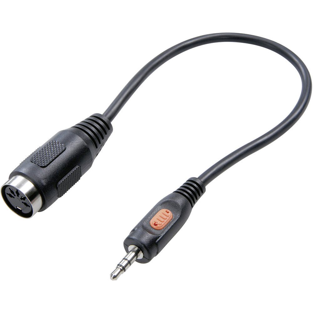 SpeaKa Professional SP-7869840 DIN-Anschluss / Klinke Audio Adapter [ Audio-Adapter