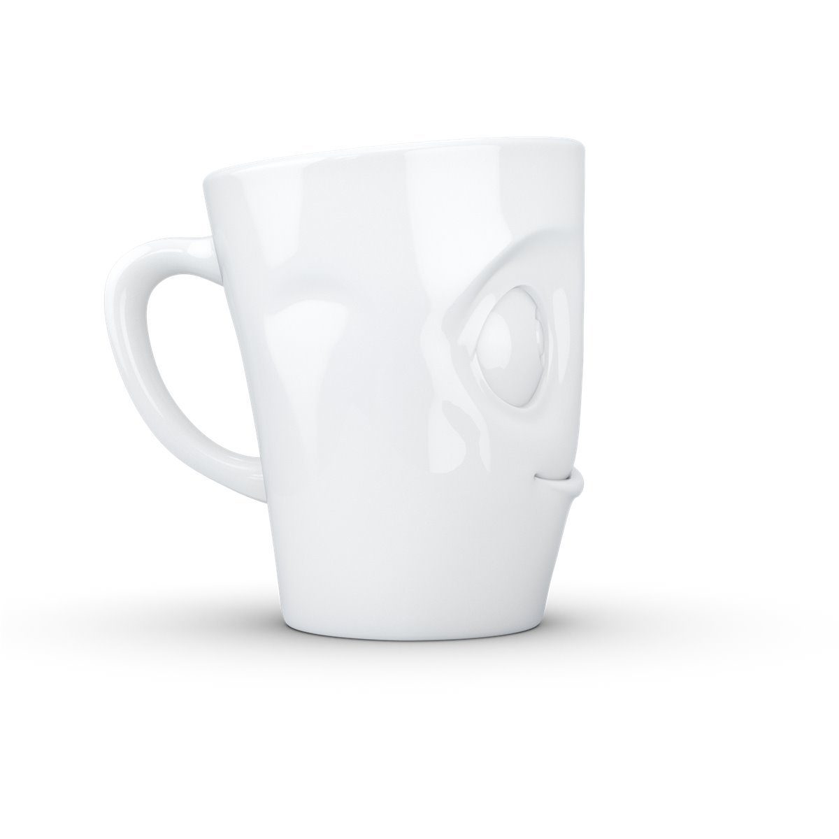 FIFTYEIGHT Tasse, 86 Lecker weiß Henkelbecher TV Tasse Kaffeebecher PRODUCTS