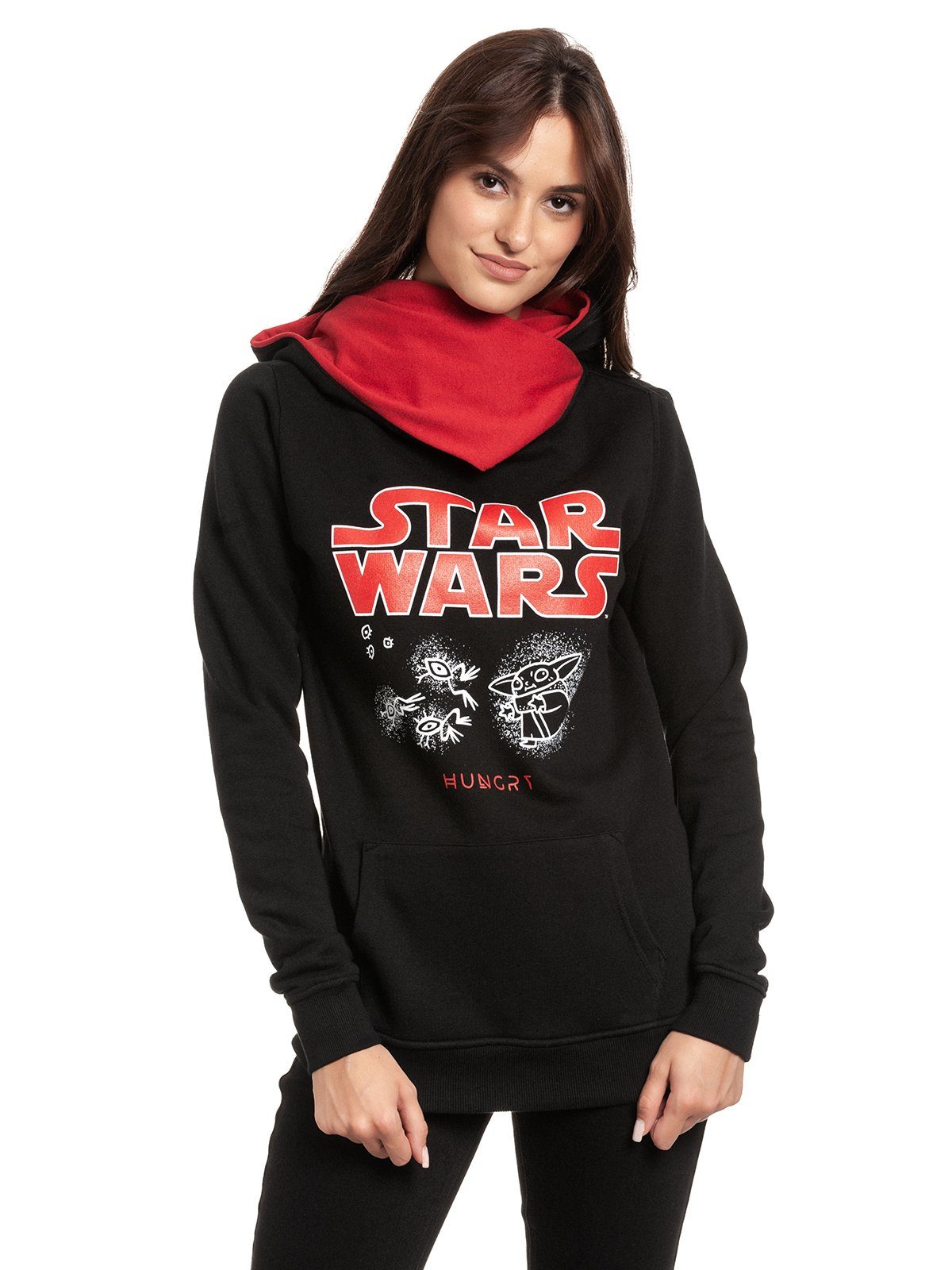Star Wars Schalkragenpullover The Mandalorian Grogu Hungry günstig online kaufen