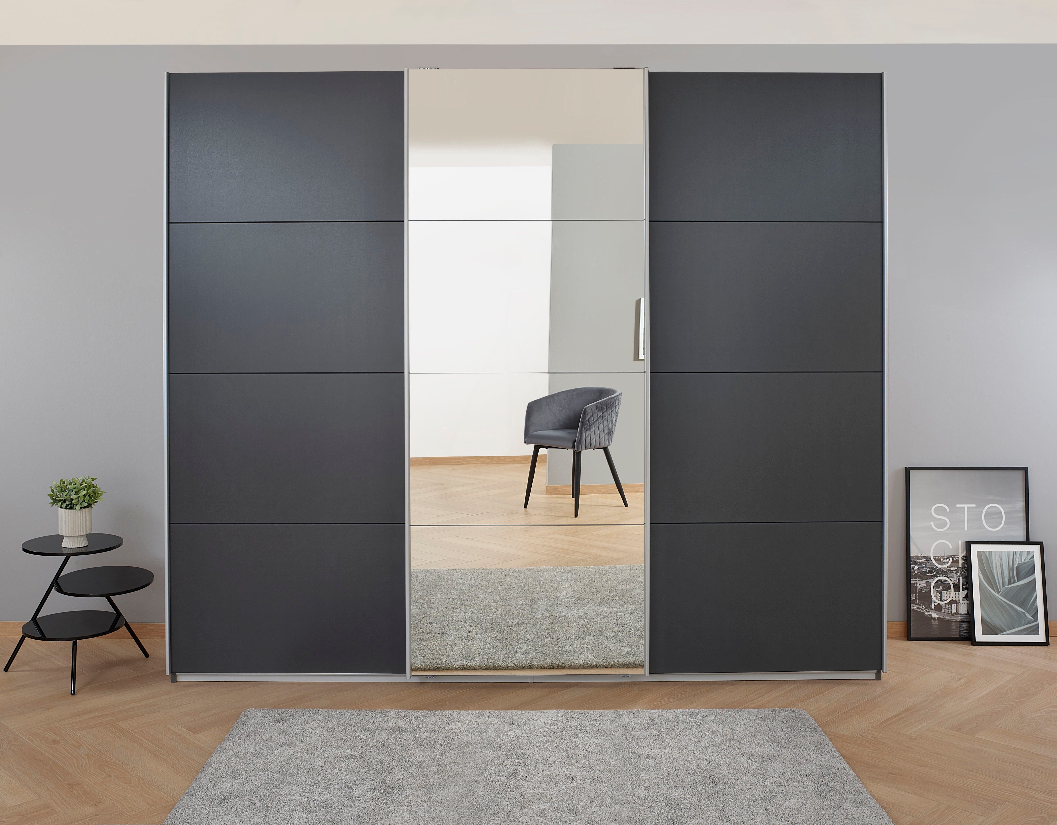 OTTO home Kleiderschrank Mehrzweckschrank Aktenschrank Möbel Mietswohnung Schlafzimmer KOLUNA (3 Ausstattungen BASIC/CLASSIC/PREMIUM (inkl. SOFT-CLOSE-FUNKTION) Breiten 203/271/315/360 cm Höhen 210/229 mit Spiegel MADE IN GERMANY