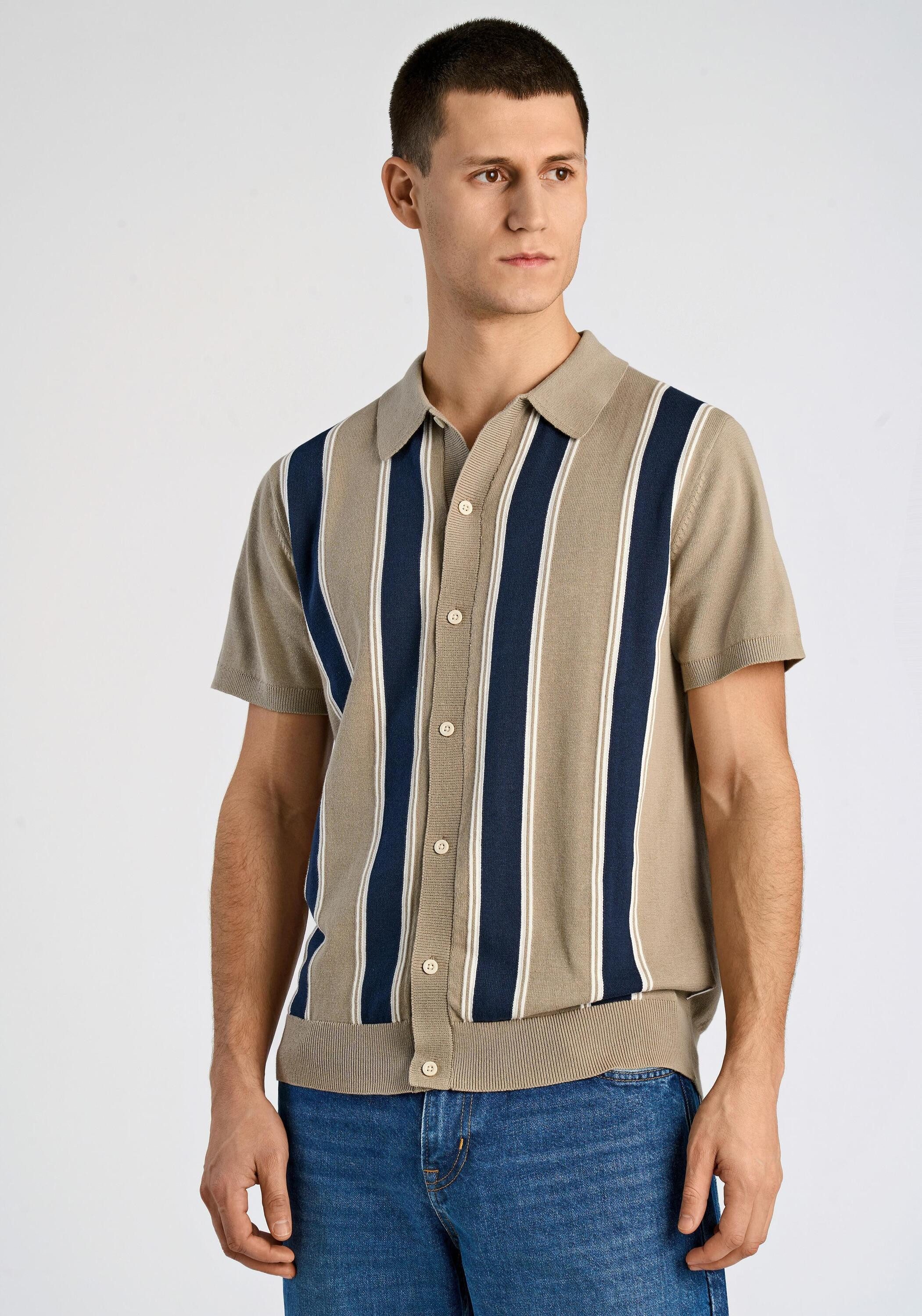 LINDBERGH Strickcape Cardigan Kurzarm Relaxed Fit