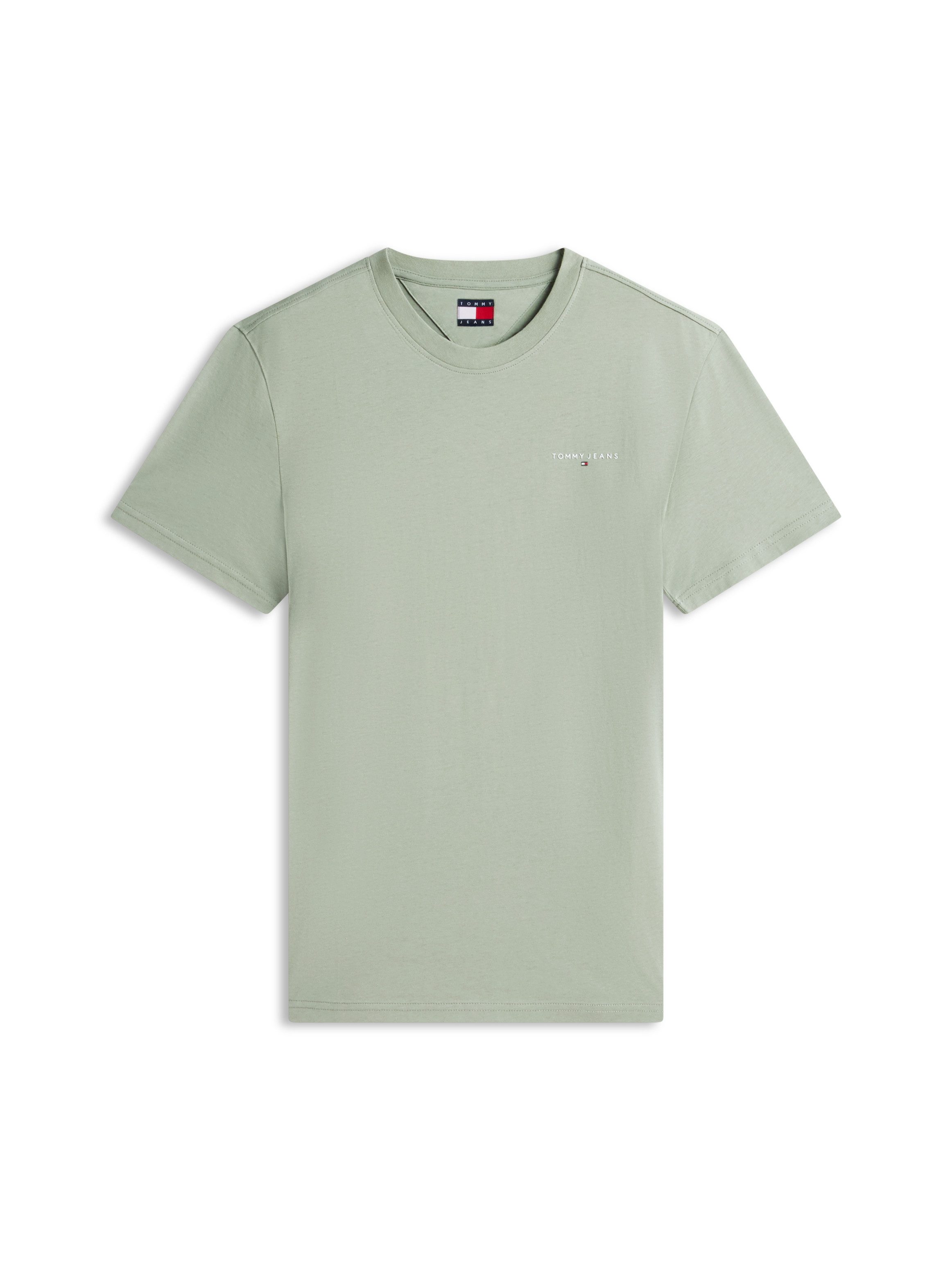 Tommy Jeans T-Shirt TJM SLIM LINEAR CHEST TEE EXT Mit Rundhalsausschnitt – Bild 5 von 5