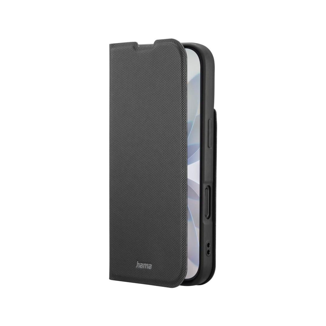 Hama Smartphone-Hülle Handytasche Booklet für Apple iPhone 17 mit Kartenfächer, Schwarz, Standfunktion, Kartenfächer