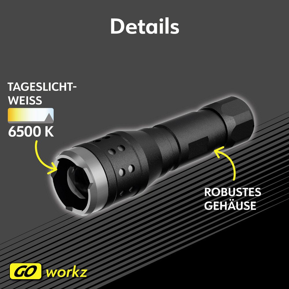 MÜLLER LICHT Taschenlampe Müller-Licht LED Taschenlampe batteriebetrieben 300 lm 153 g