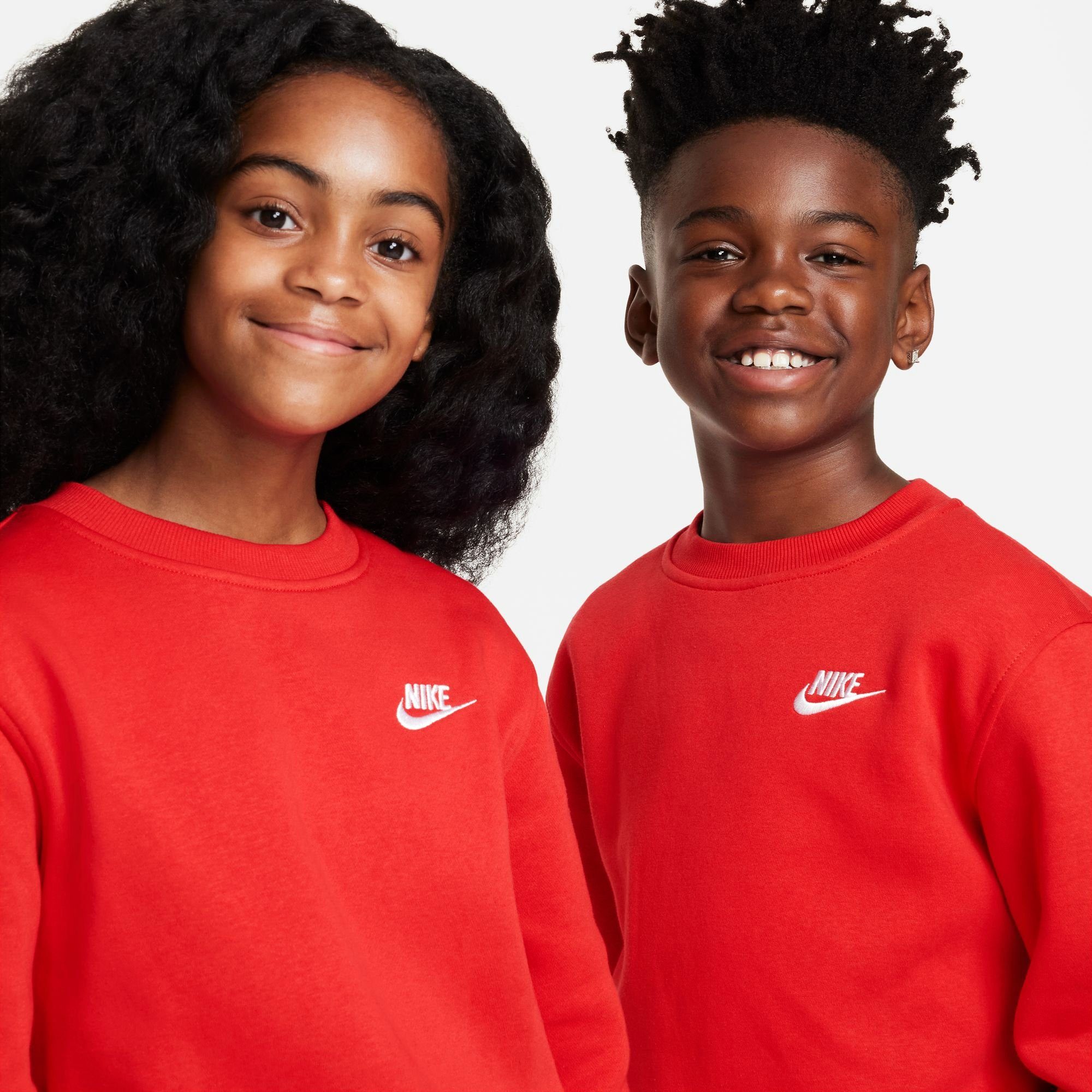 FLEECE UNIVERSITY Sportswear Sweatshirt BIG RED/WHITE CLUB Nike KIDS' SWEATSHIRT