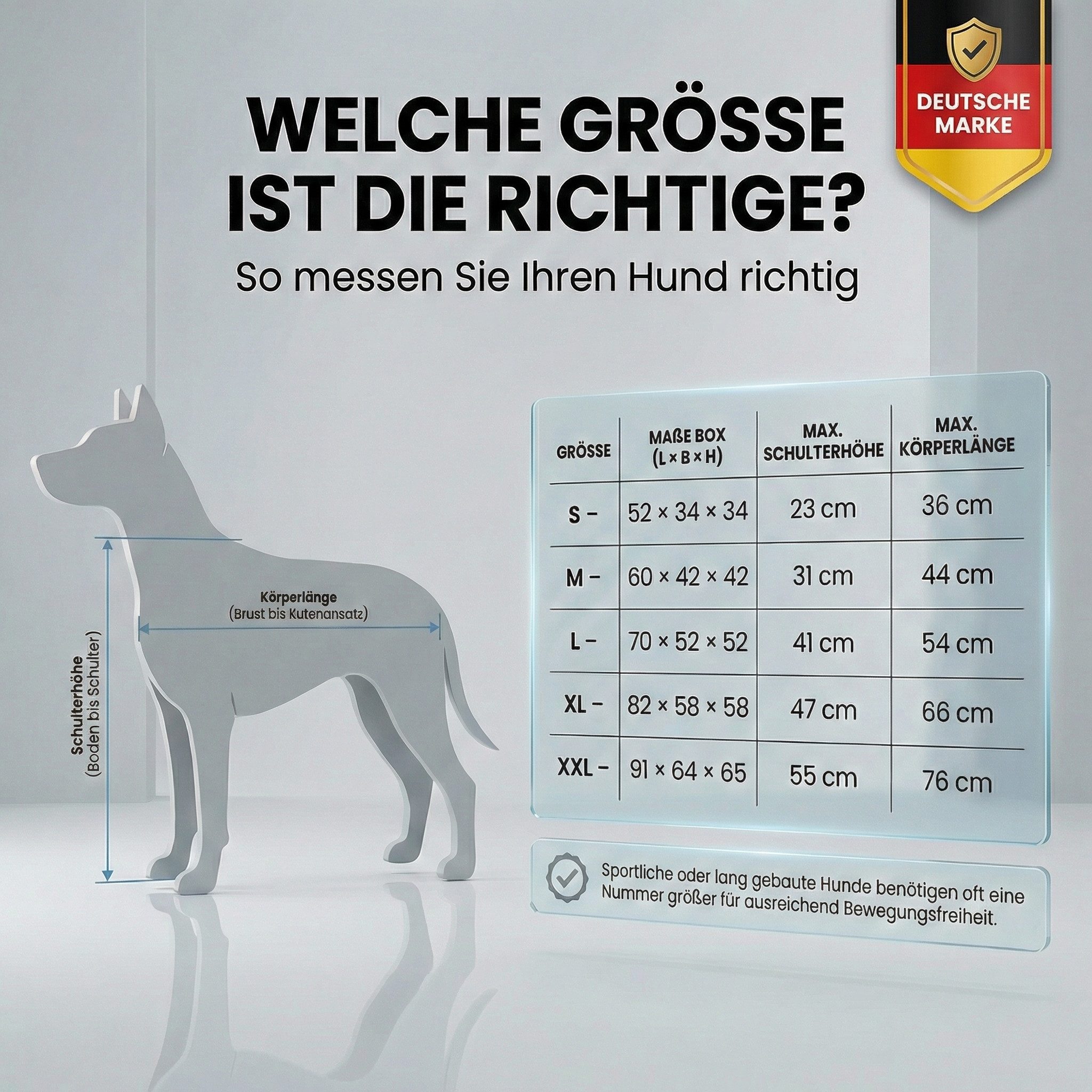 Xonic Hunde-Transportbox Foxdevil by xonic® Faltbare Hundebox / Transportbox (Grau/Rot, XXL)