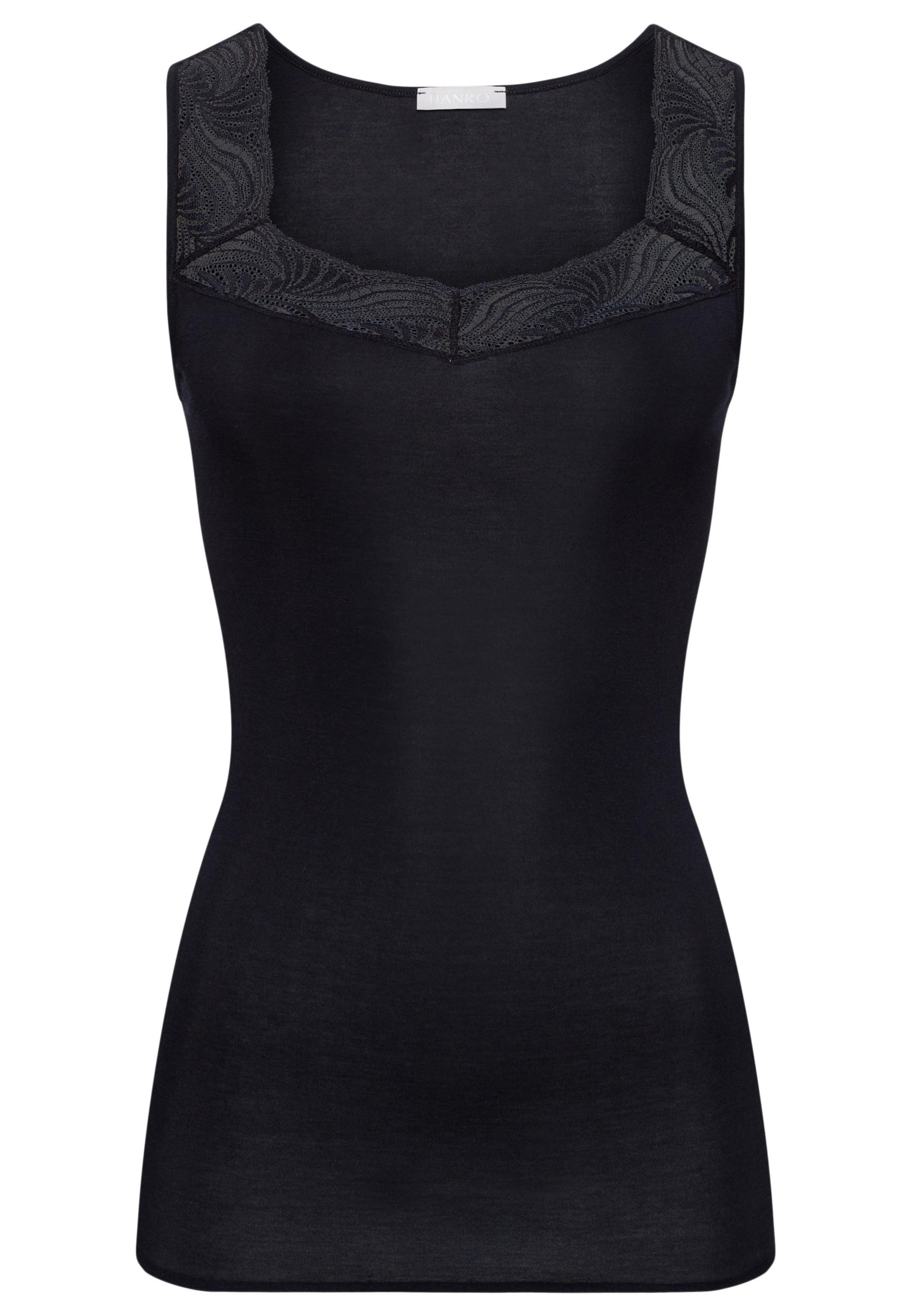 Hanro Unterhemd Cotton Delight (1-St) Unterhemd / Top - Baumwolle - Atmungsaktiv - Top aus feiner Baumwolle
