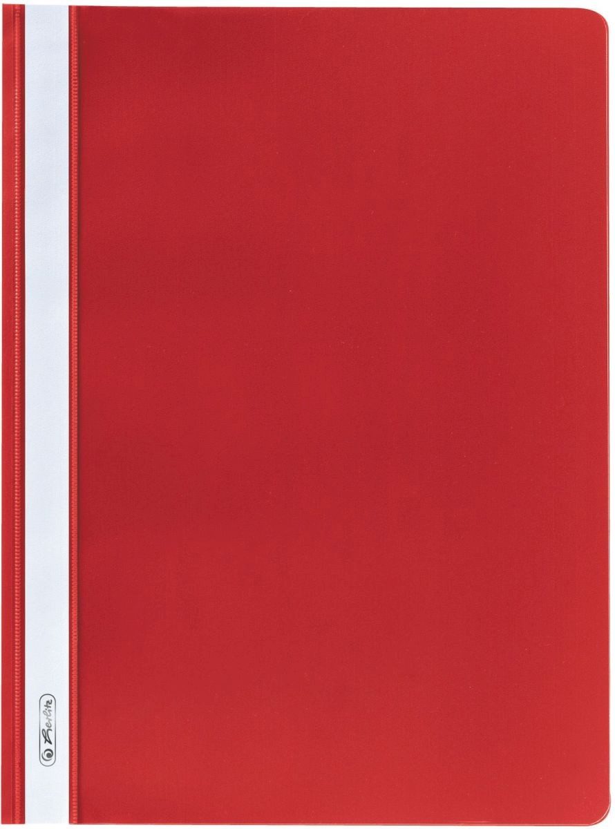 Herlitz Hefter Sichthefter PP A4 rot