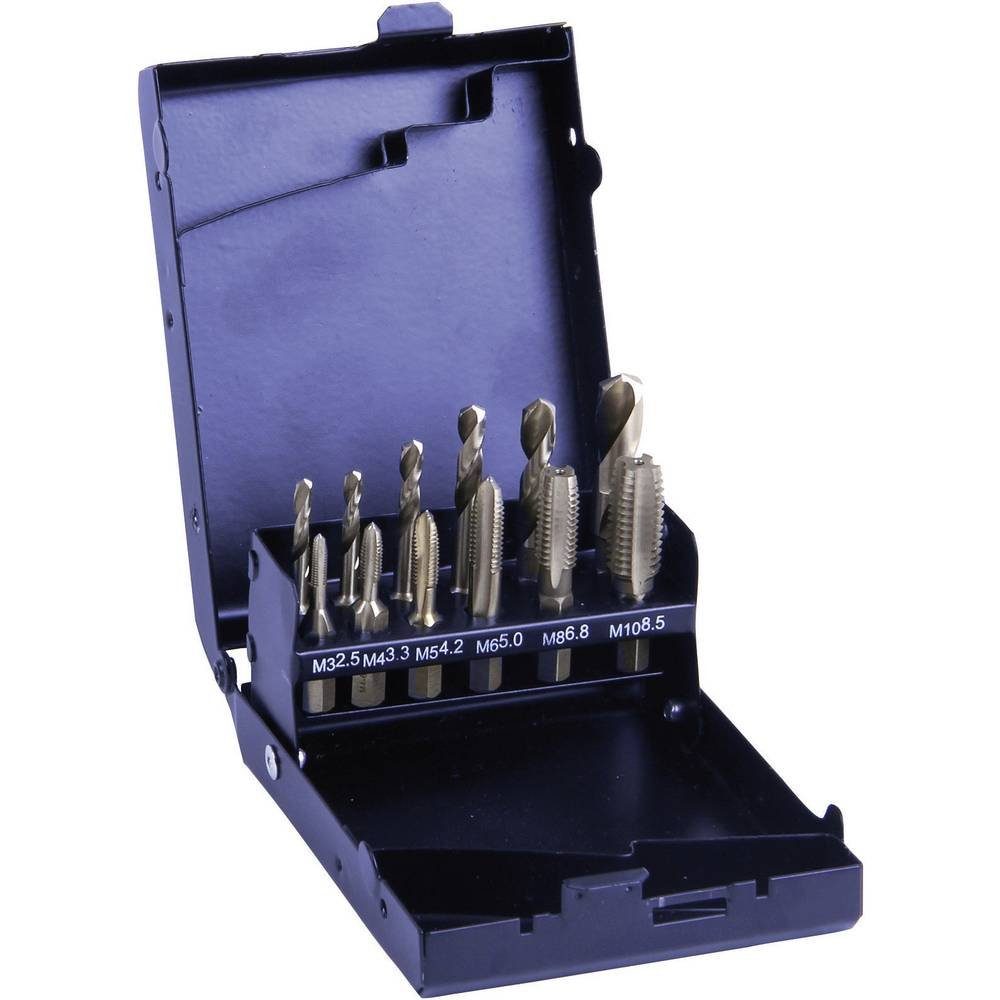 Exact Gewindebohrer Einschnittgewindebohrerbit-Set 12tlg. inkl.