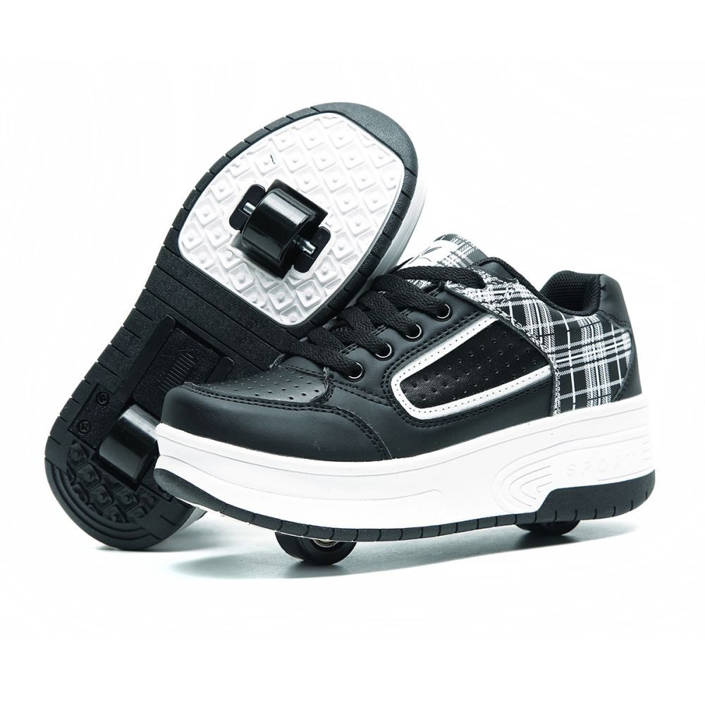 SIKAINI Rollschuhe, (Hochwertige Inlineskates, 1-St., Vielseitigkeit), Zwei-in-Eins-Rollschuhe,Rollschuhe für Kinder