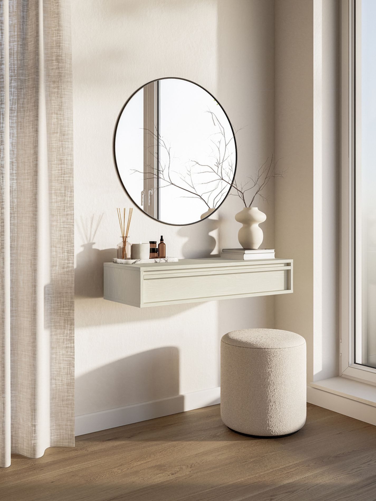 Selsey Konsolentisch EVO, hängend mit Schublade günstig online kaufen