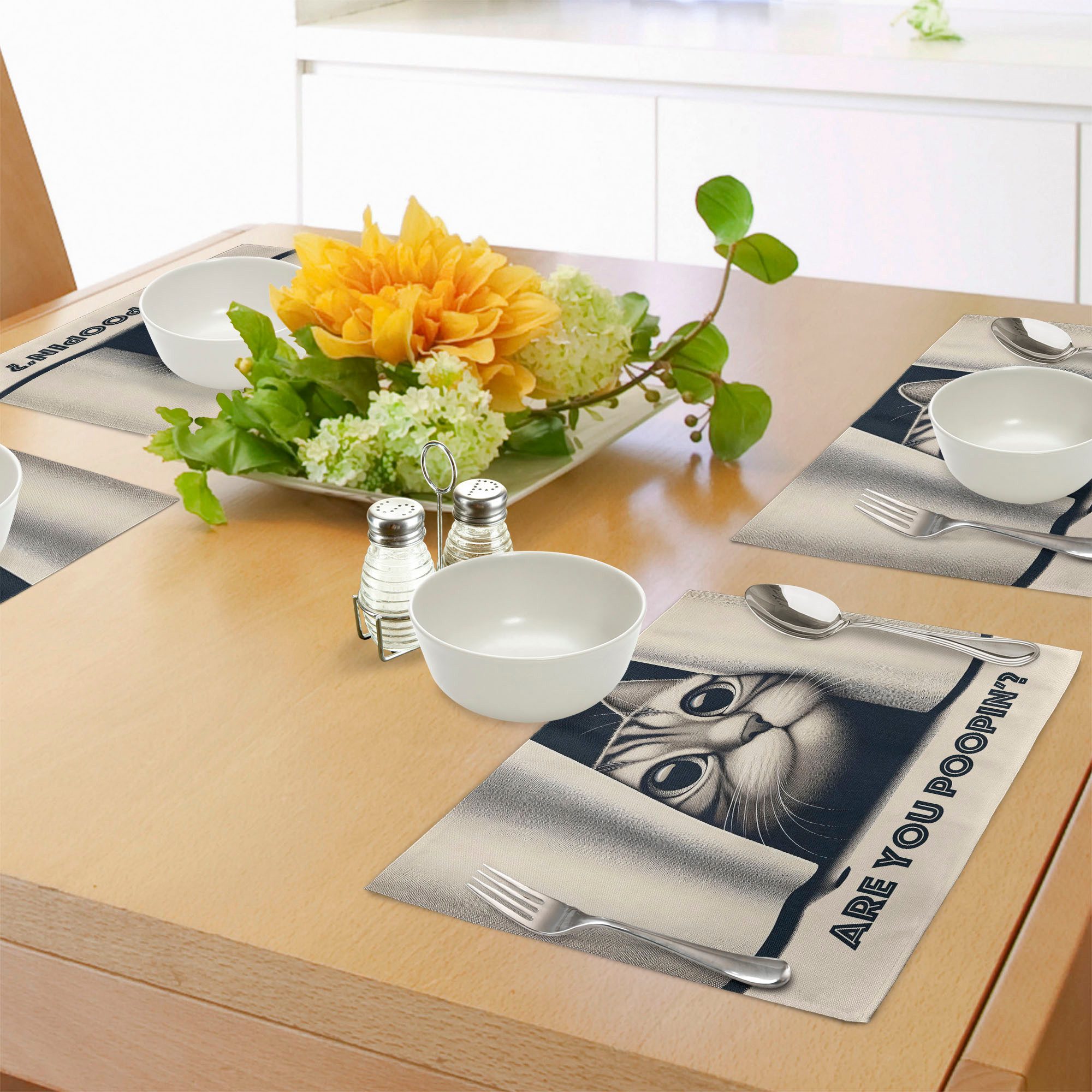 Abakuhaus Platzset Waschbare Stoff Esszimmer Küche günstig online kaufen