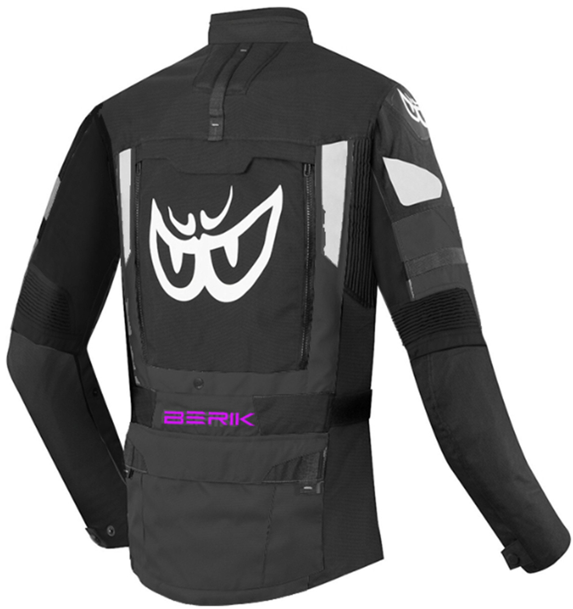 Berik Motorradjacke Furmia wasserdichte Damen Motorrad Textiljacke Verbindungsreißverschluss,Ellenbogenprotektoren enthalten,herausn