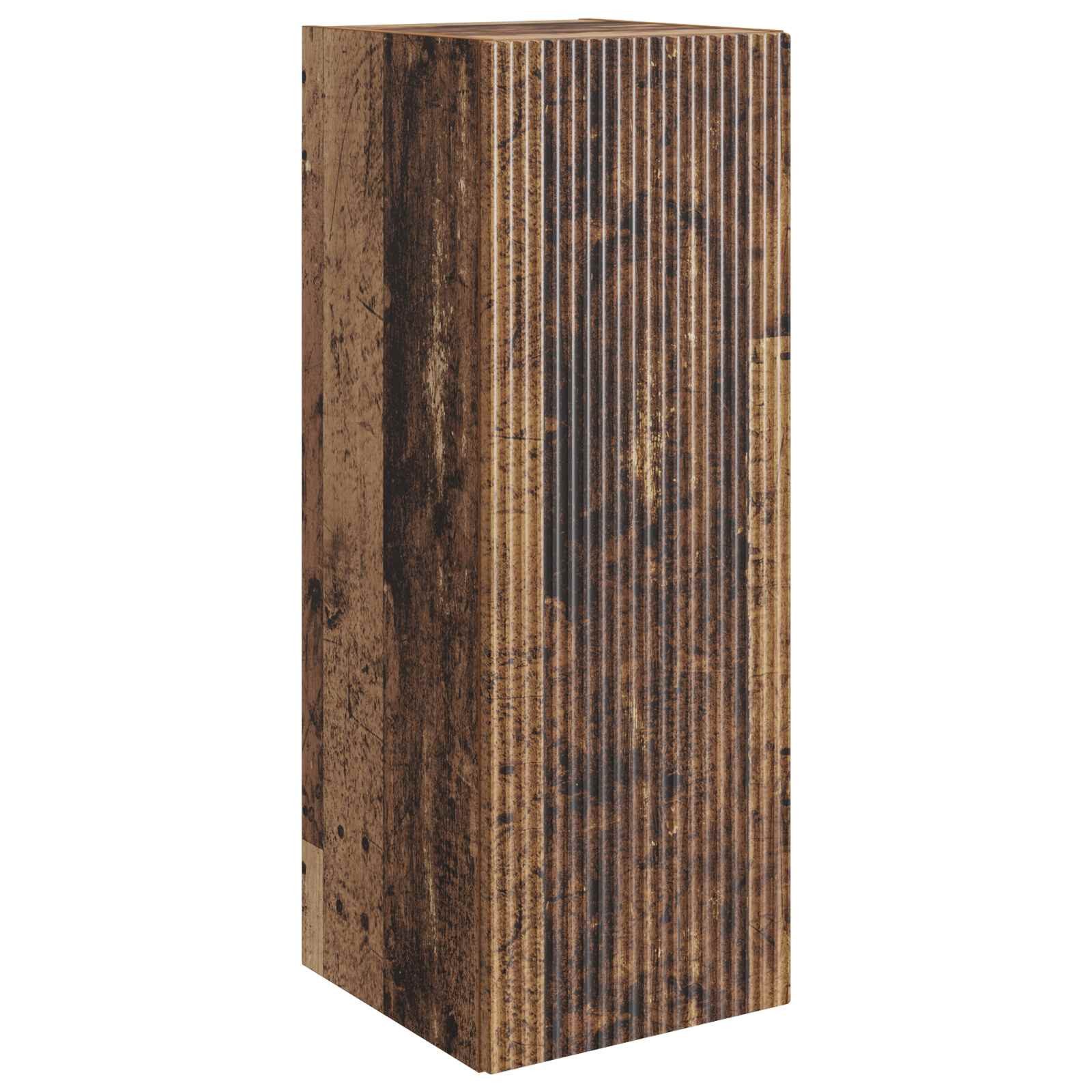 vidaXL Schranksystem Wandschrank 33 x 34,5 x 90 cm Holzwerkstoff Altholz (1-St)