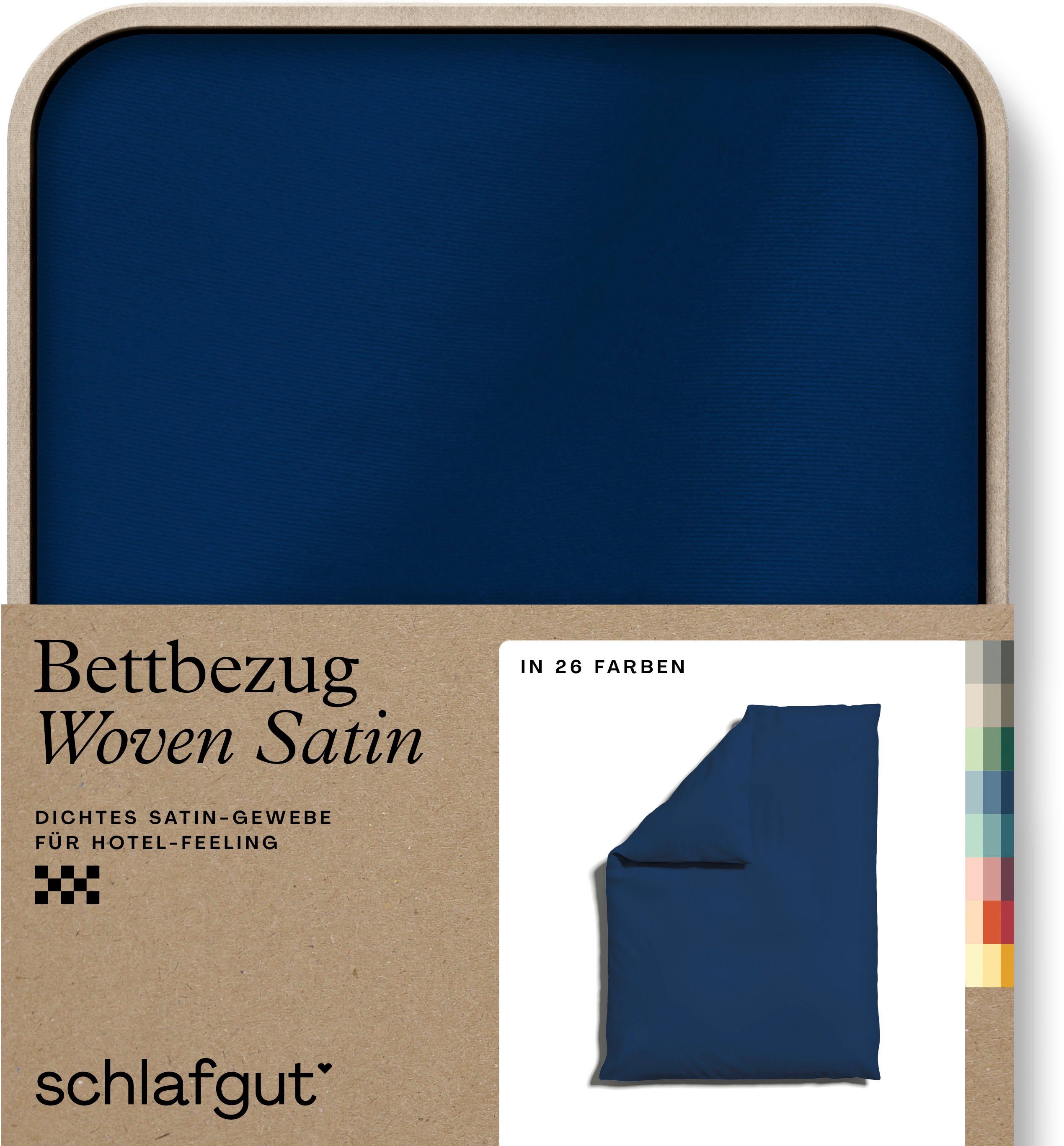 Schlafgut Bettbezug Woven Satin, (1 St), günstig online kaufen