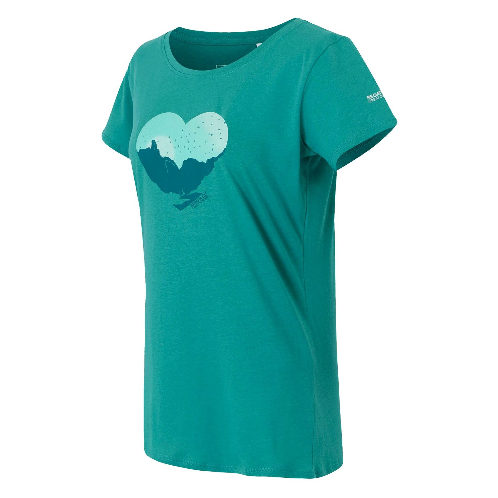 Regatta Kurzarmshirt Breezed V T-Shirt Damen mit Print günstig online kaufen