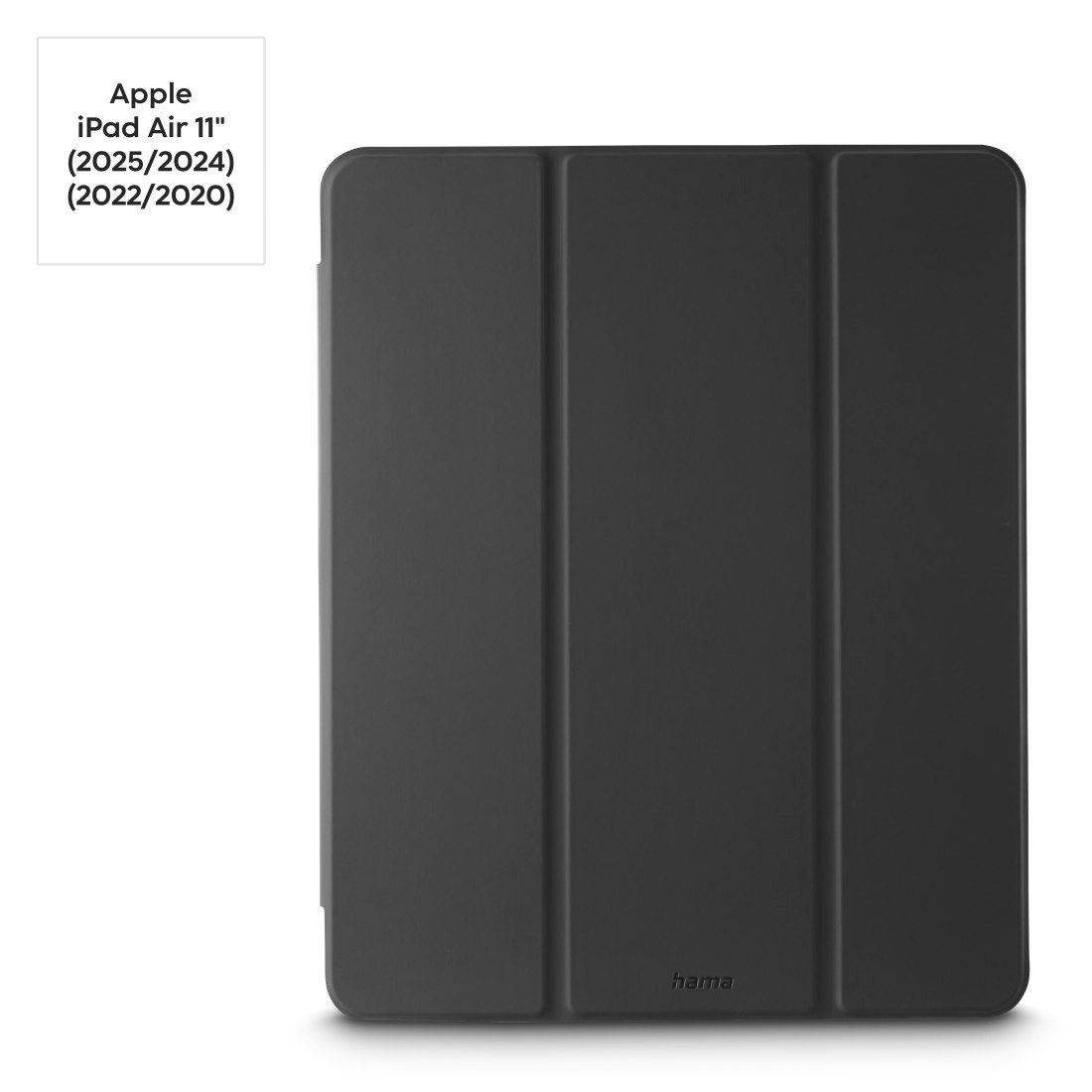 Hama Tablet-Hülle Tablet-Hülle mit Standfunktion für Apple iPad Air 11 Zoll, Stifthalter, Standfunktion, transparentes Backcover, Magnetverschluss