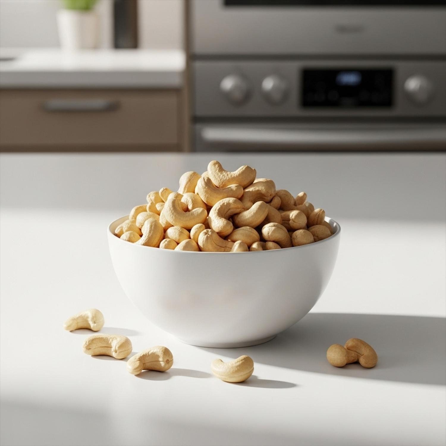 We_Natur Knabberei Cashewkerne, geröstet und gesalzen 800gr, 800 g, 100 % Natürlich, Neue Ernte