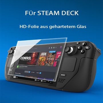 Tadow Steam Deck Gehärtete Folie,Bildschirm gehärtetes Glas Film,HD,Schutz, Displayschutzglas