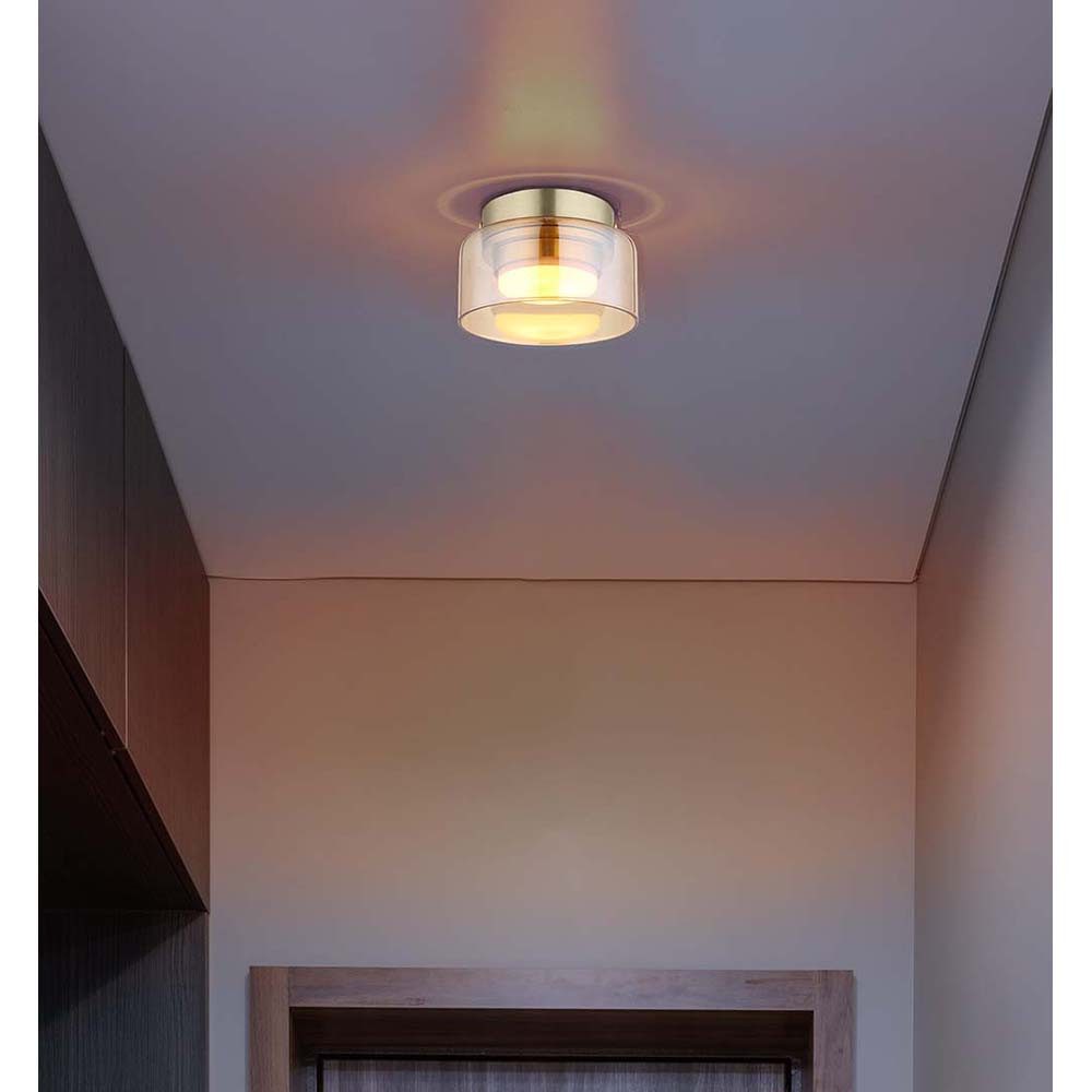 GLOBO LIGHTING LED Deckenleuchte, LED-Leuchtmittel fest verbaut, Warmweiß, günstig online kaufen