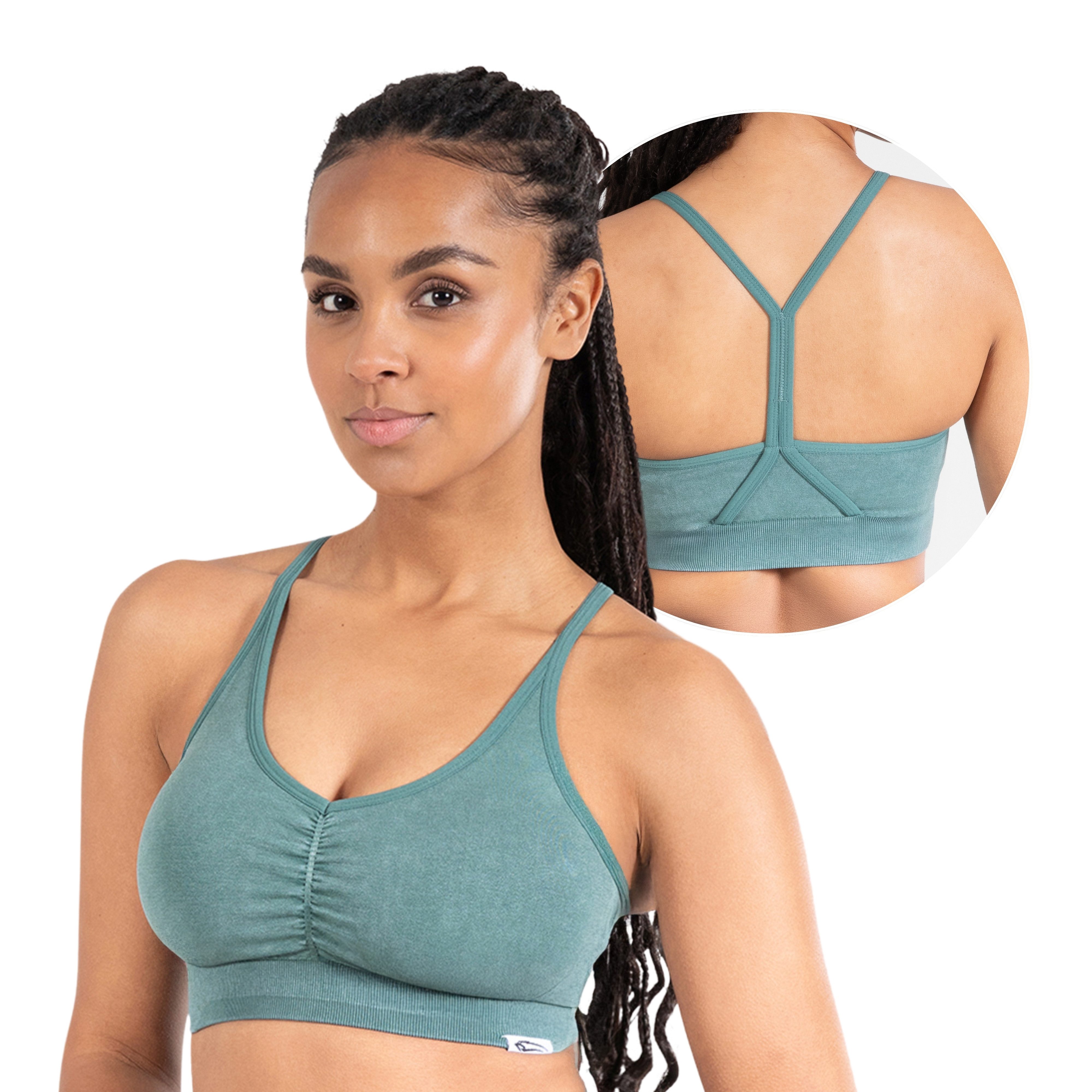 Smilodox Sport-BH Batik Acid Scrunch, Rutschfester Bra mit Batik Waschung S günstig online kaufen
