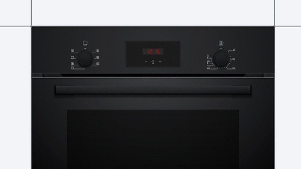 BOSCH Backofen-Set HBD231FB87, mit nachrüstbar, 3D-Heißluft, Halogen-Innenbeleuchtung