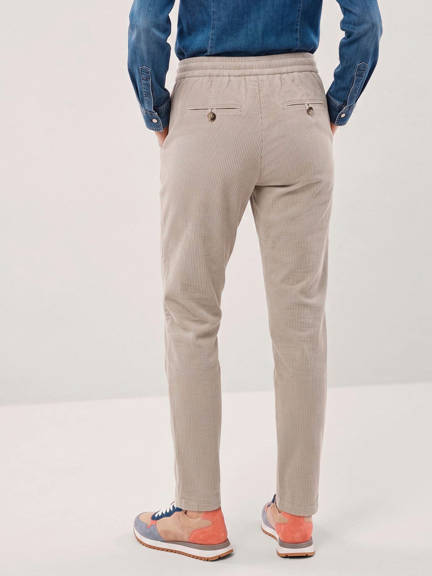 Walbusch Stoffhose Damen Jogpant aus weichem Cord Regular fit, modern, wärmend, Kurzgröße – Bild 3 von 4