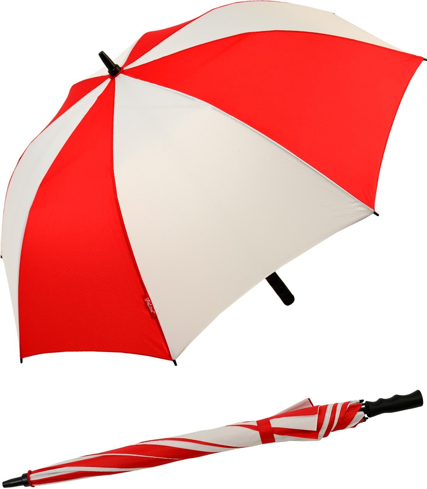 Impliva Stockregenschirm Falcone® XXL Regenschirm Automatik Fiberglas, groß und leicht