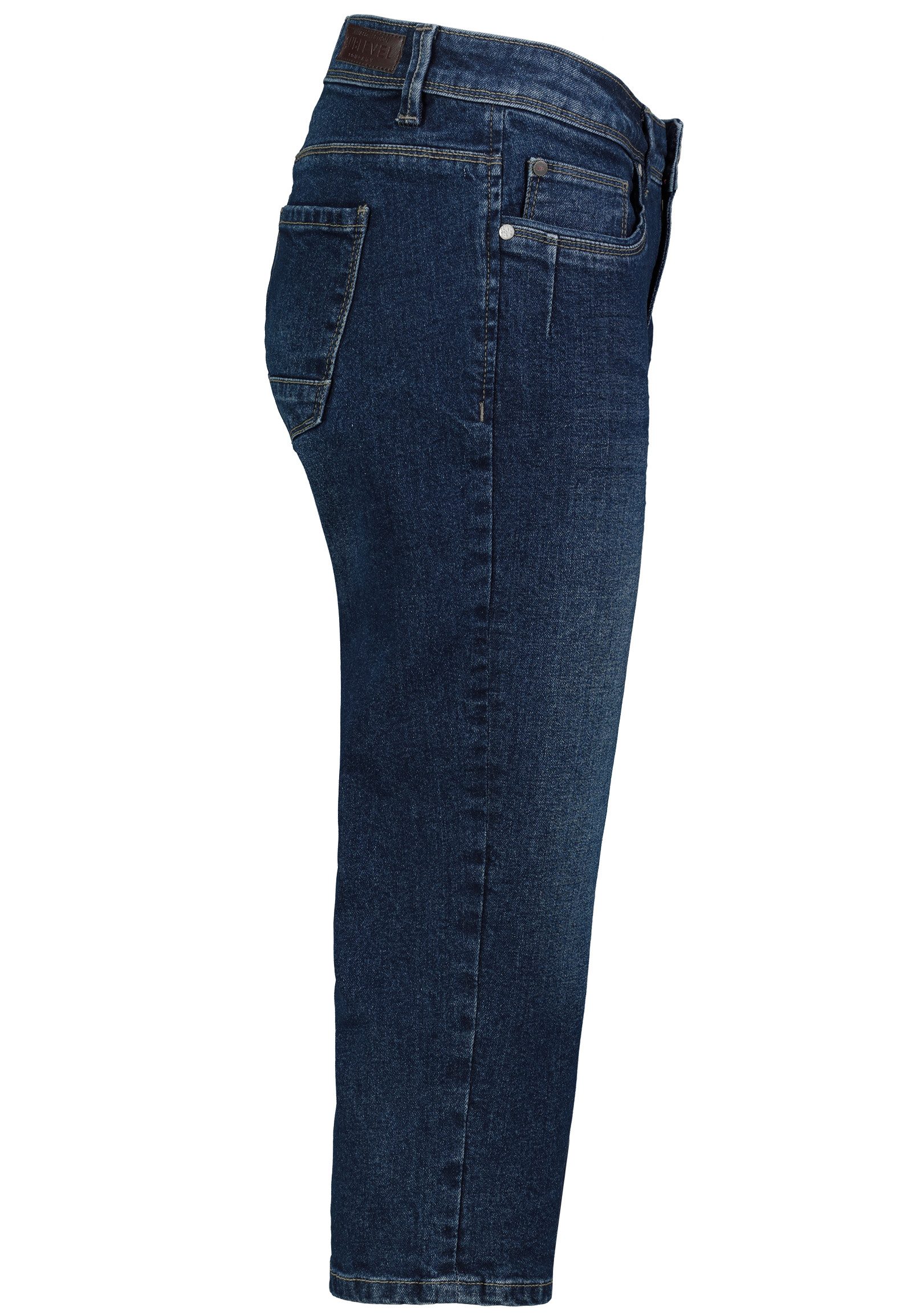 SUBLEVEL Caprijeans Damen Hose 3/4 Jeans Flex Dehnbar Frühling Sommer Dehnbar Stretch Baumwolle – Bild 4 von 5