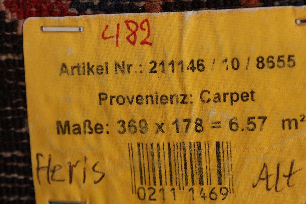 Orientteppich Russia Höhe: Handgeknüpfter Nain 5 Läufer, Trading, rechteckig, mm Orientteppich 179x370