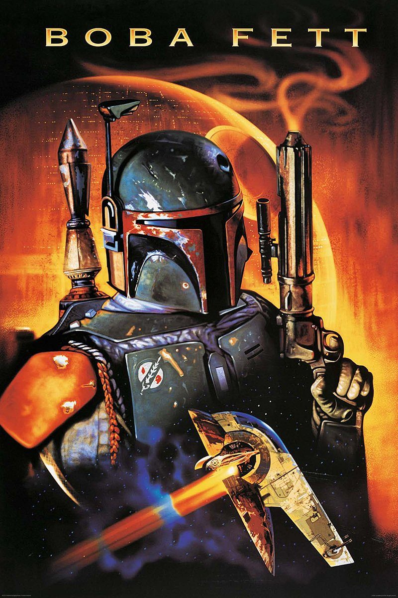 Star Wars Poster Star Wars Poster Boba Fett 61 x 91,5 cm