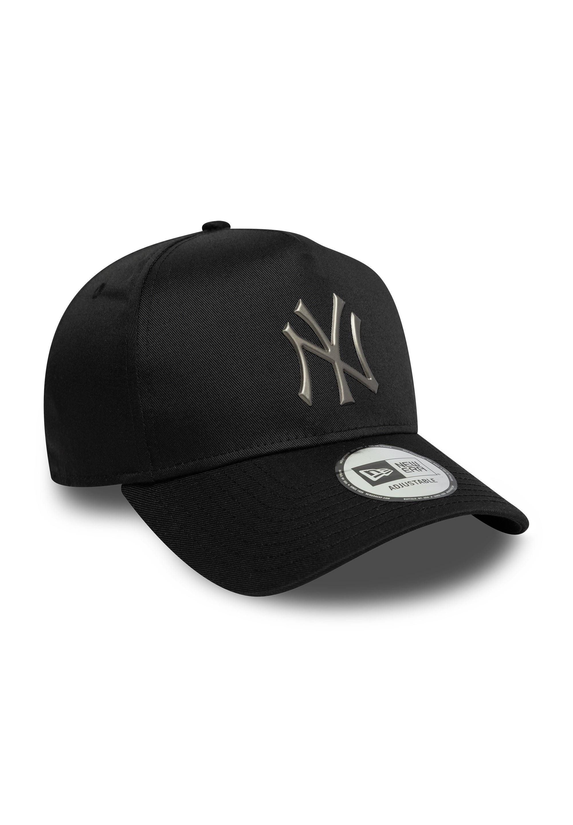 New Era Baseball Cap New York Yankees New Era MLB Metallic 9Forty E-Frame Cap Schwarz (1-St) – Bild 3 von 5