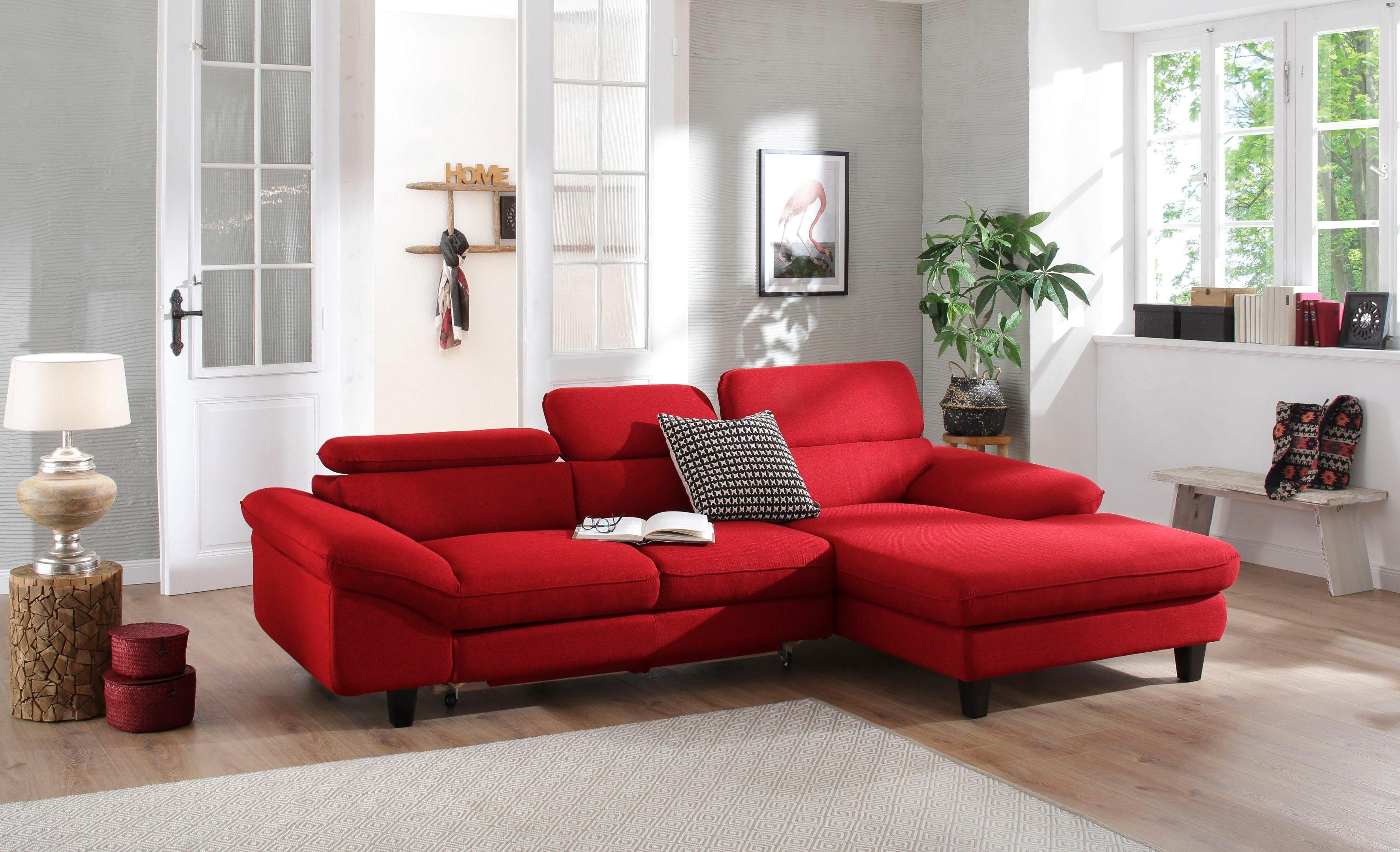 Pilot, Bettfunktion Ecksofa wahlweise mit affaire Home Bettkasten und