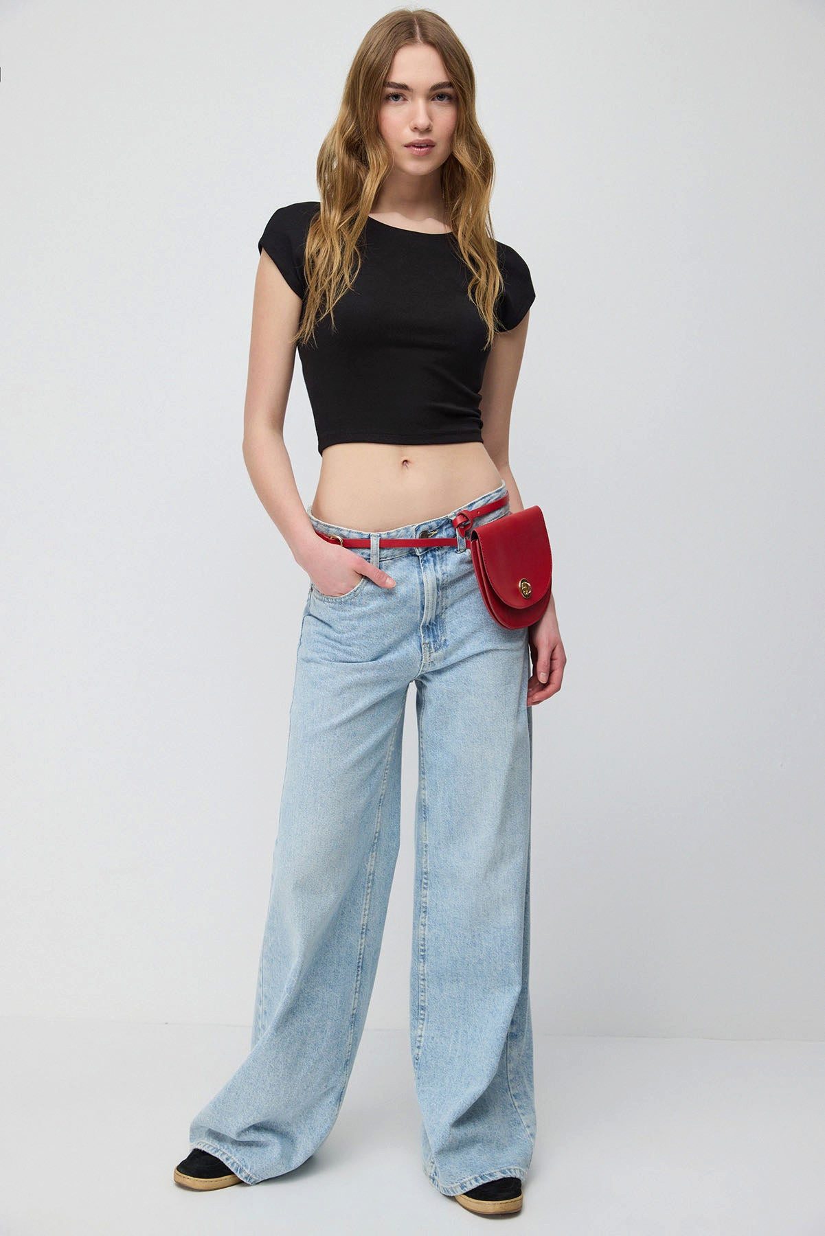 T-Shirt Crop-Top-T-Shirt