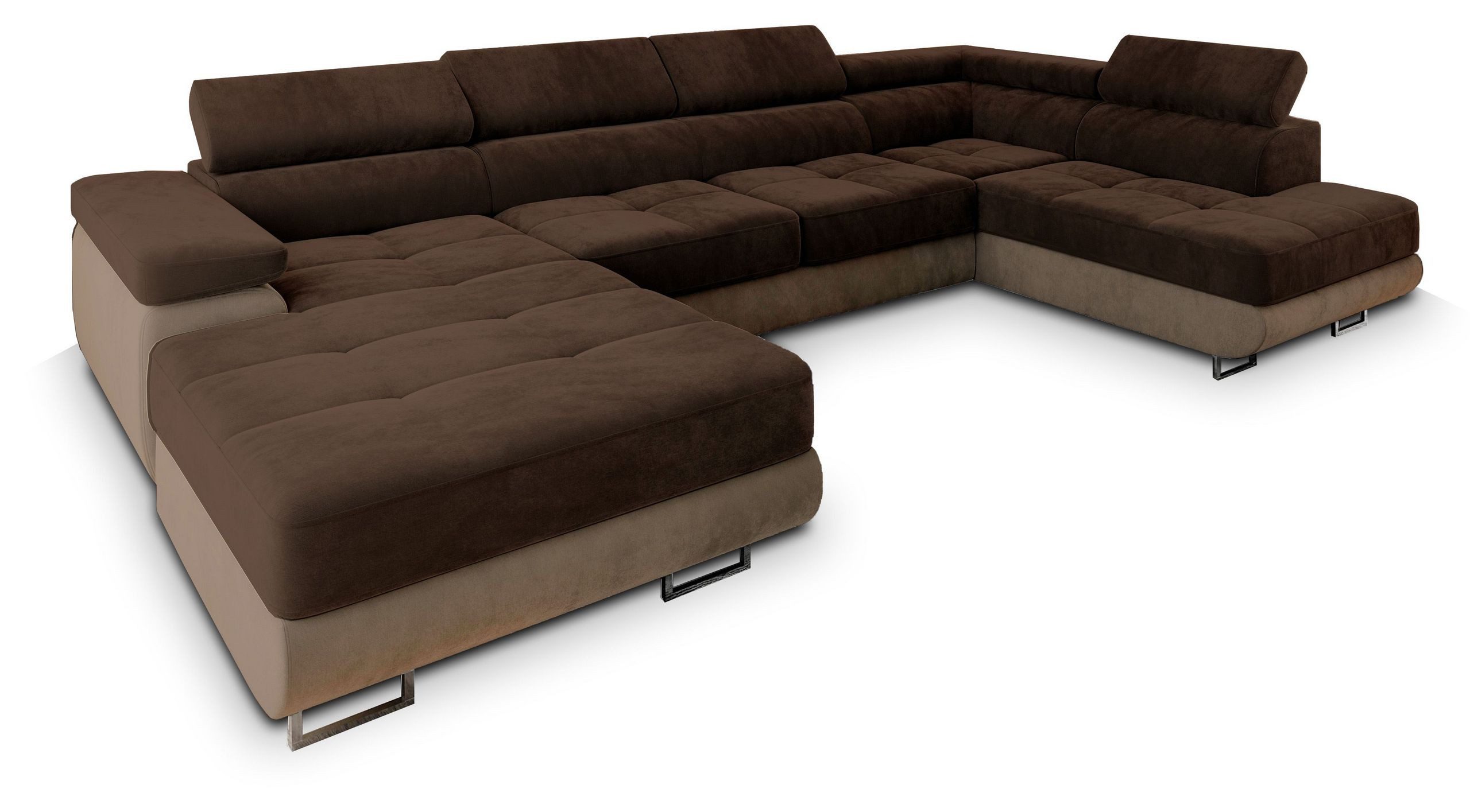 Masseno Ecksofa CASONE mit Schlaffunktion U-Form, günstig online kaufen