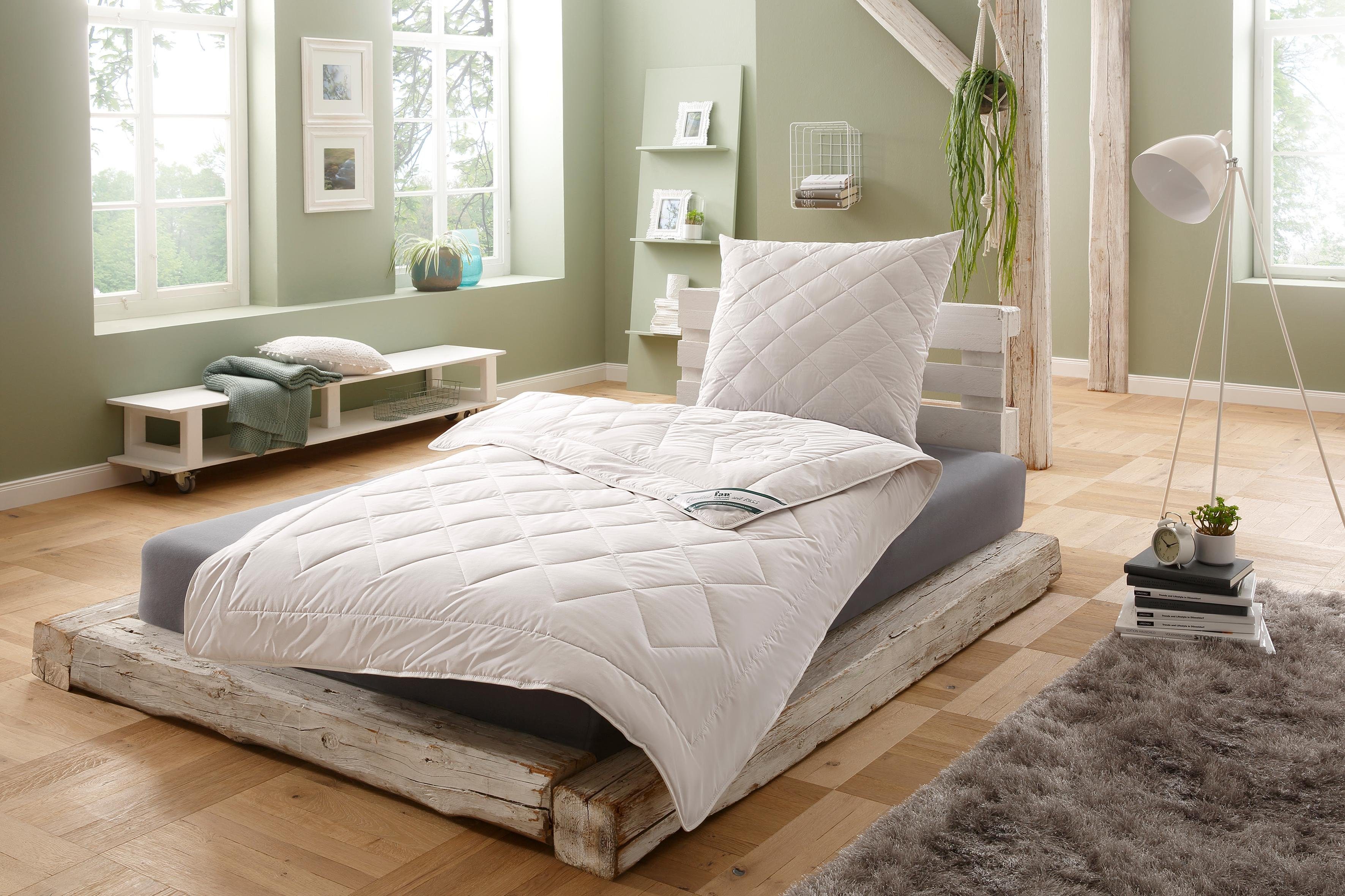 fan Naturfaserbettdecke Argali, Füllung: Argalihaar, Bezug: 100% Baumwolle, mit Kaschmirfeeling