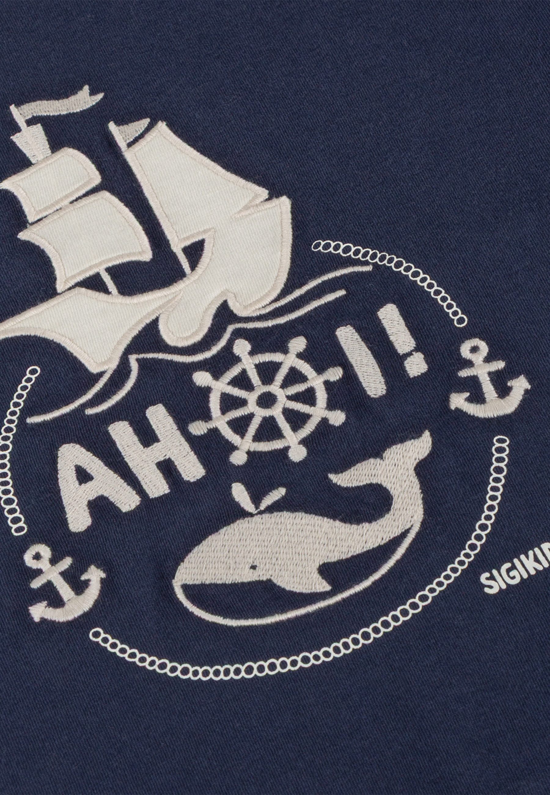 Sigikid T-Shirt Ahoi Little Pirate für Kinder Jungen (1-tlg)